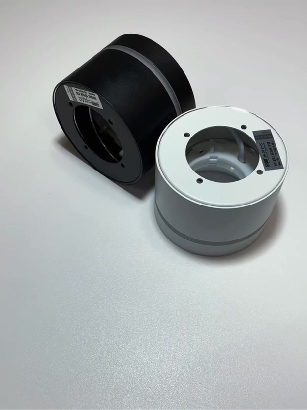 Светильник накладной под лампу GX53 с акрилом 010302 Чёрный SignImpress