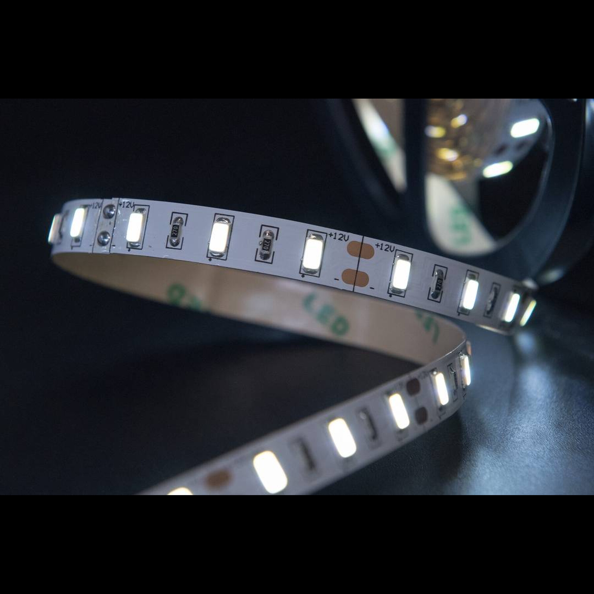 Лента светодиодная стандарт SMD5630 60LED/м 12Вт/м 12В IP20 Цвет:Холодный белый (1метр) SWG (распродажа)