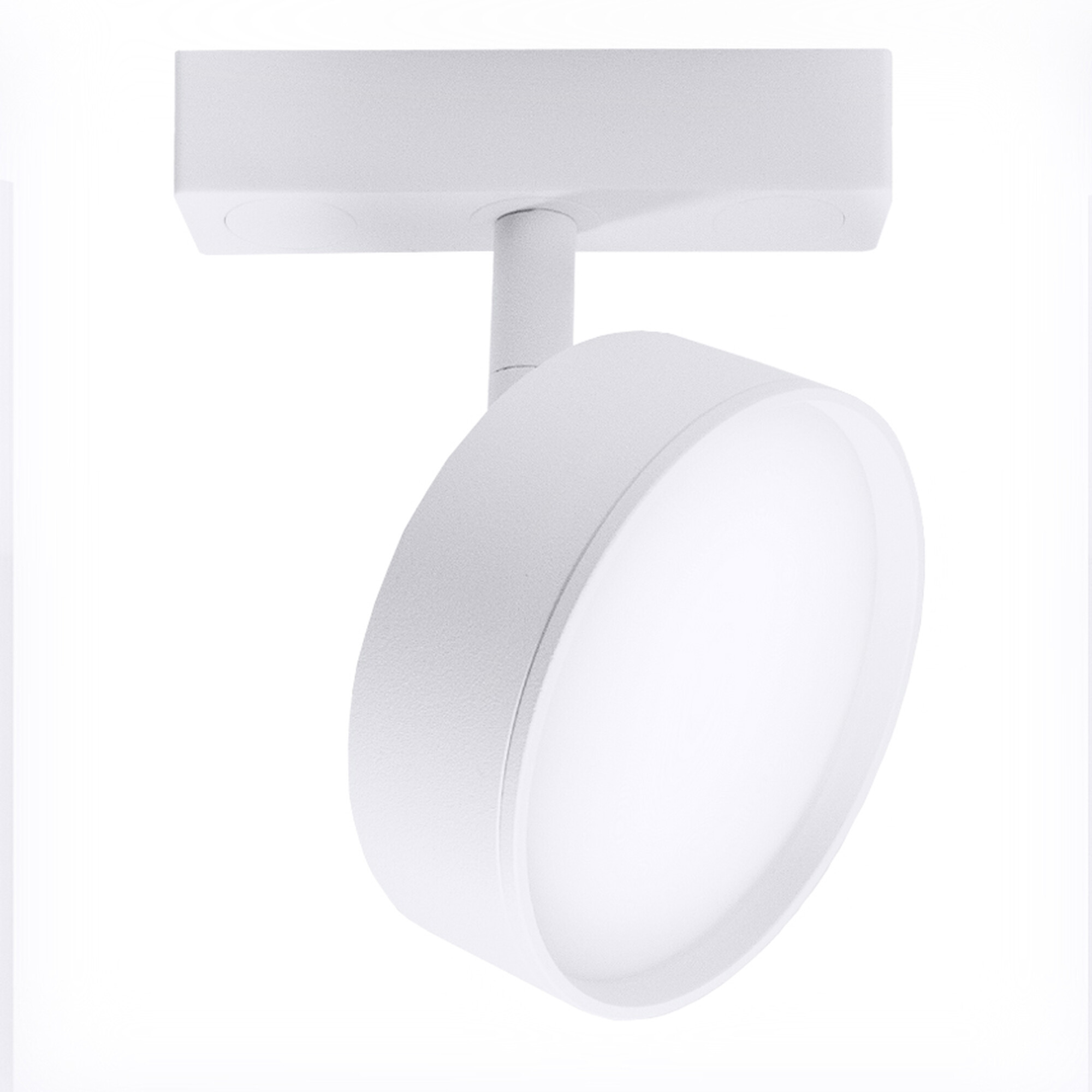 Светильник трековый 1фаза магнитный Moon-2 Bridgelux 48В 9Вт 4000К Белый 3г SignImpress