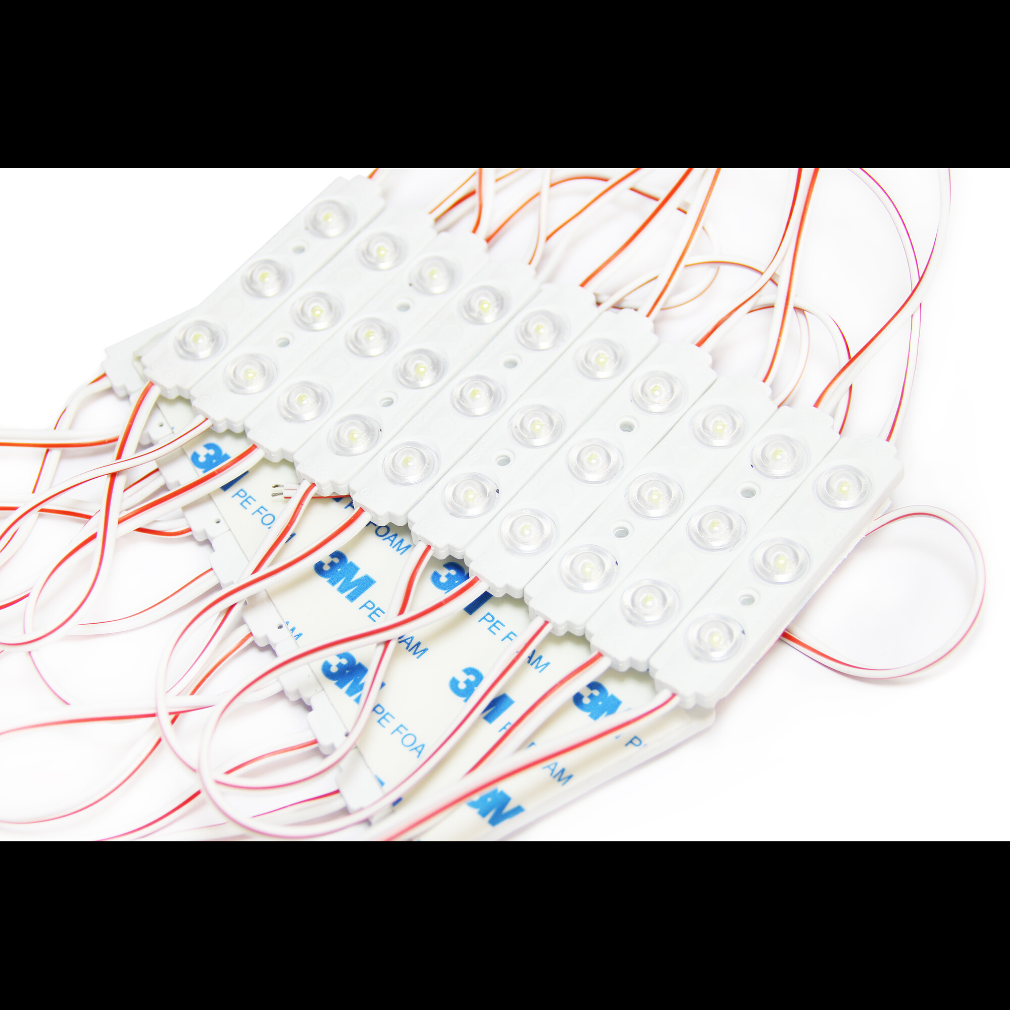 Модуль светодиодный 3 SMD 2835 1,2Вт 100Лм 6000К-6500К (с линзой 160) -1шт. SignImpress