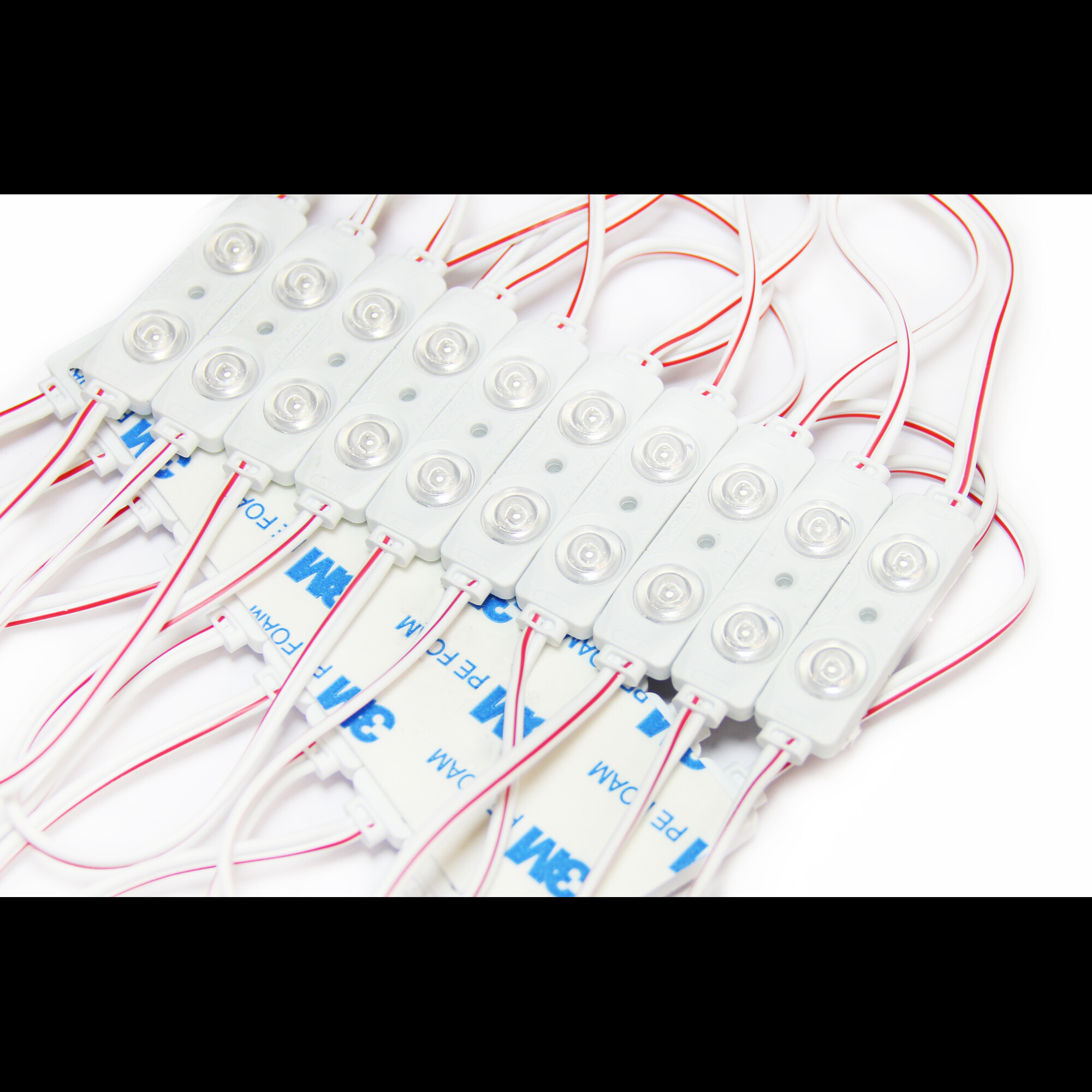 Модуль светодиодный 2 SMD 2835 1Вт 80Лм Синий (с линзой 160) -1шт. SignImpress