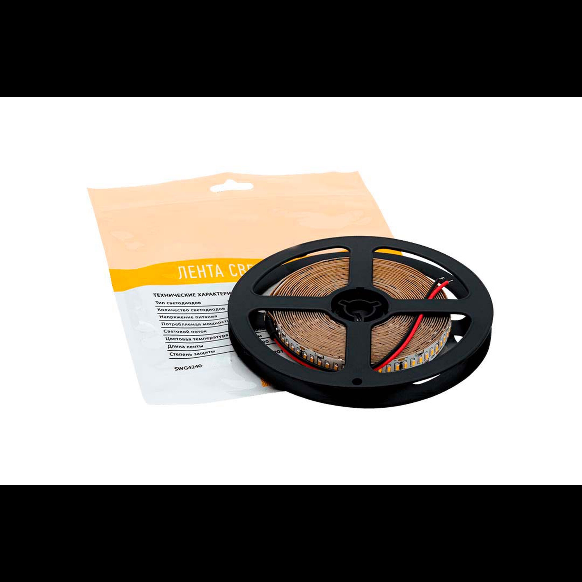 Лента светодиодная 3014, 240 LED/м, 22 Вт/м, 24В , IP20, Цвет:Теплый, CE, 3М, (1метр) (распродажа)