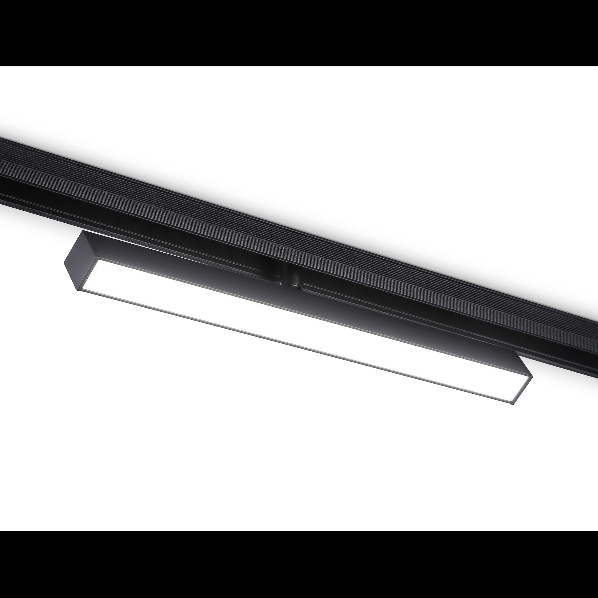 Светильник светодиодный трековый для шинопровода Magnetic GL4201 BK черный IP20 12W 4200K 48V Ambrel