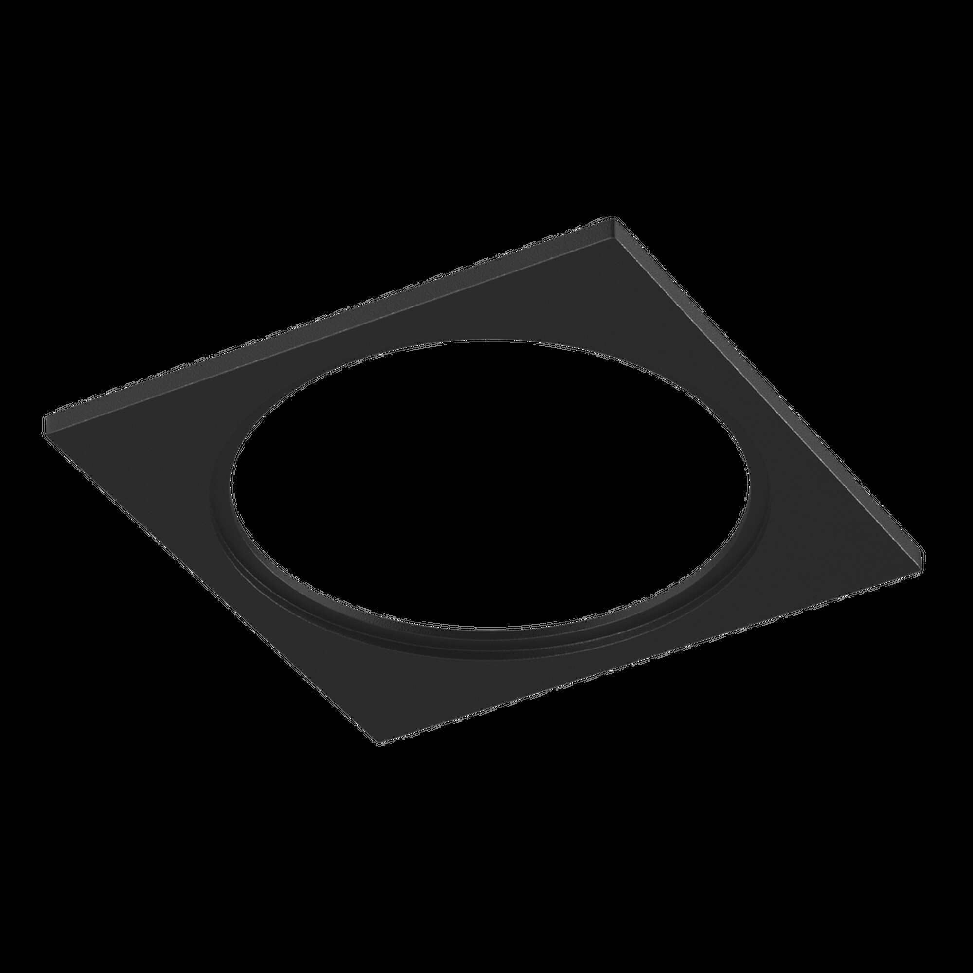 Рамка квадрат для COMBO 4, черная SWG