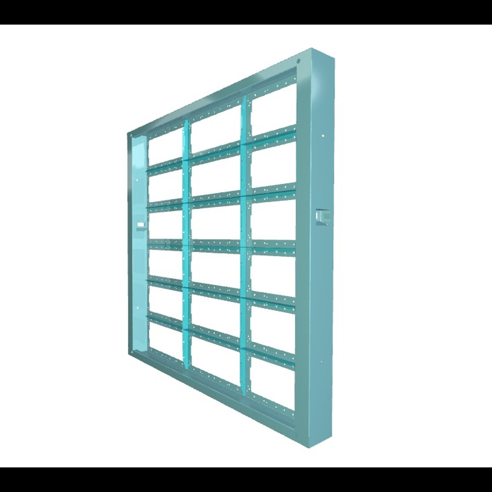 Кабинет металлический интерьерный (без задней крышки) 960*960