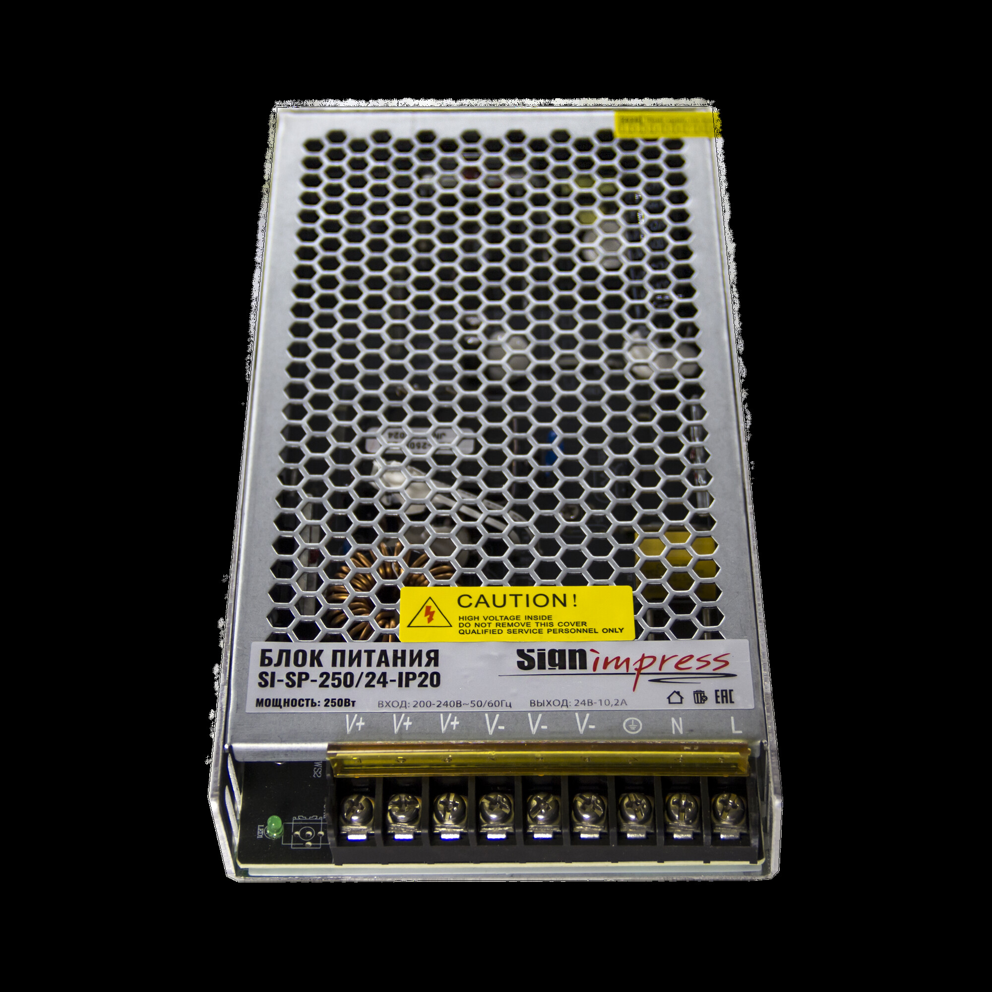 Блок питания 250Вт 24В IP20 YM SignImpress