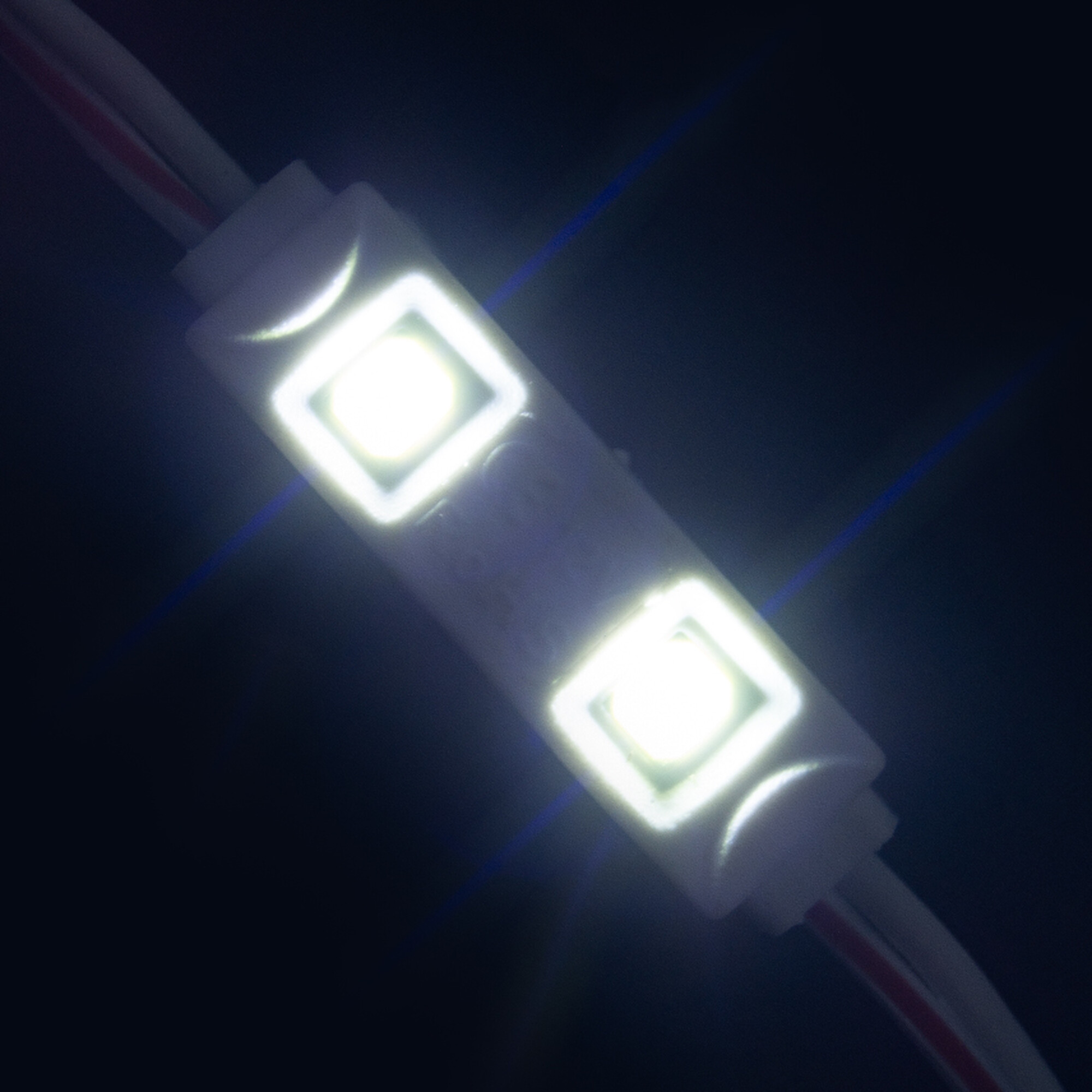 Модуль светодиодный mini 2 SMD 2835 0,4Вт 20Лм 6000К-6500К (без линзы 120) - 1шт. SignImpress