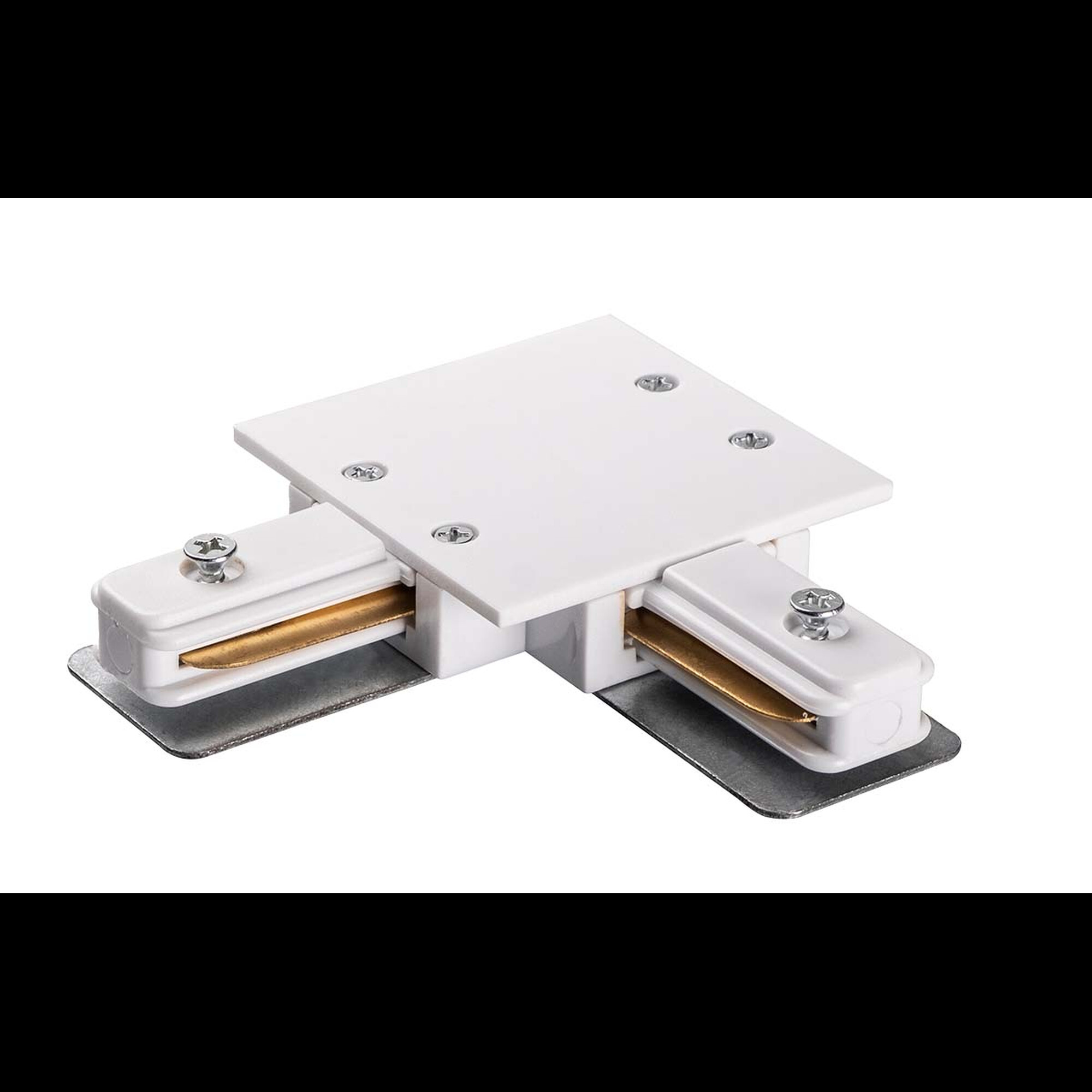 Коннектор белый L-обр. (встраиваемый) PTR/R CL-WH Jazzway