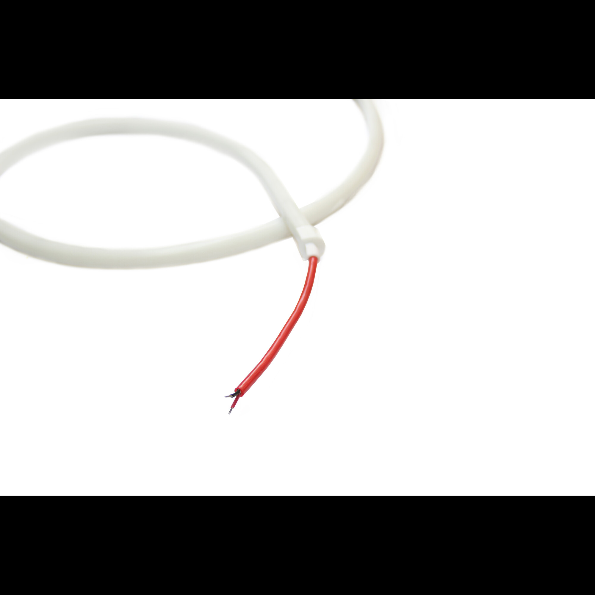 Термолента светодиодная SMD2835 180LED/м 12Вт/м 24В IP68 Цвет:Нейтральный (1метр) SWG