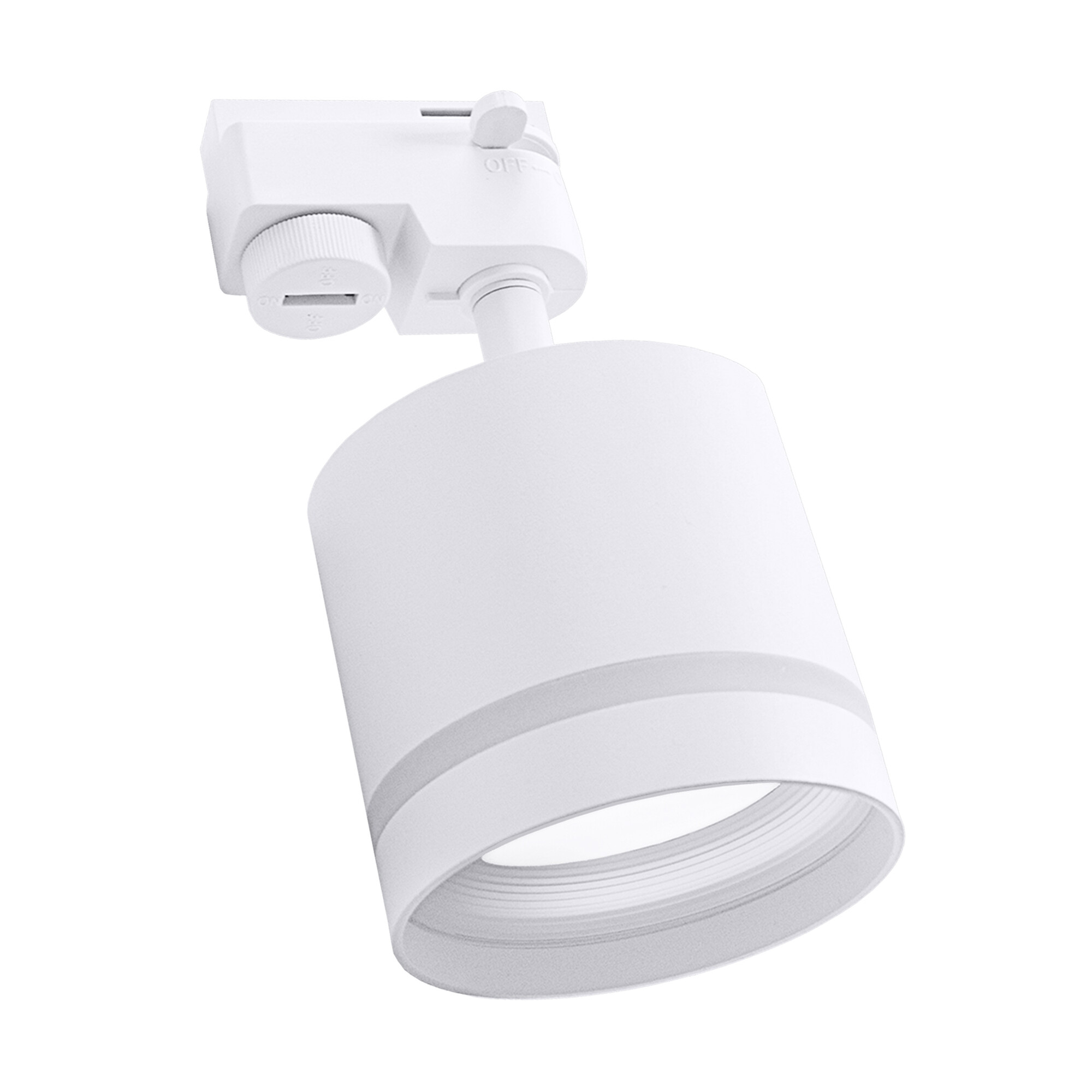 Светильник трековый однофазный под лампу GX53 с акрилом SI-STR1-GX53-1W Белый SignImpress