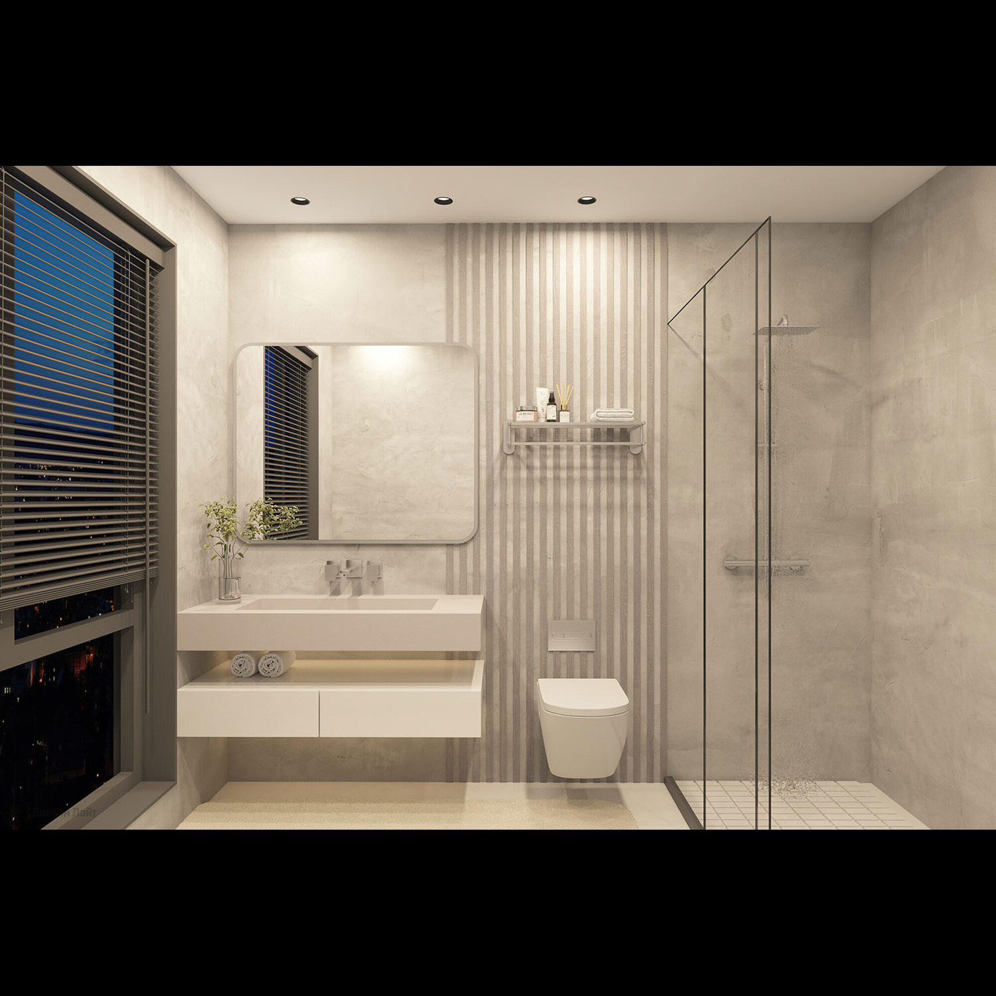 Встраиваемый светильник Deep DK3103-BK Denkirs