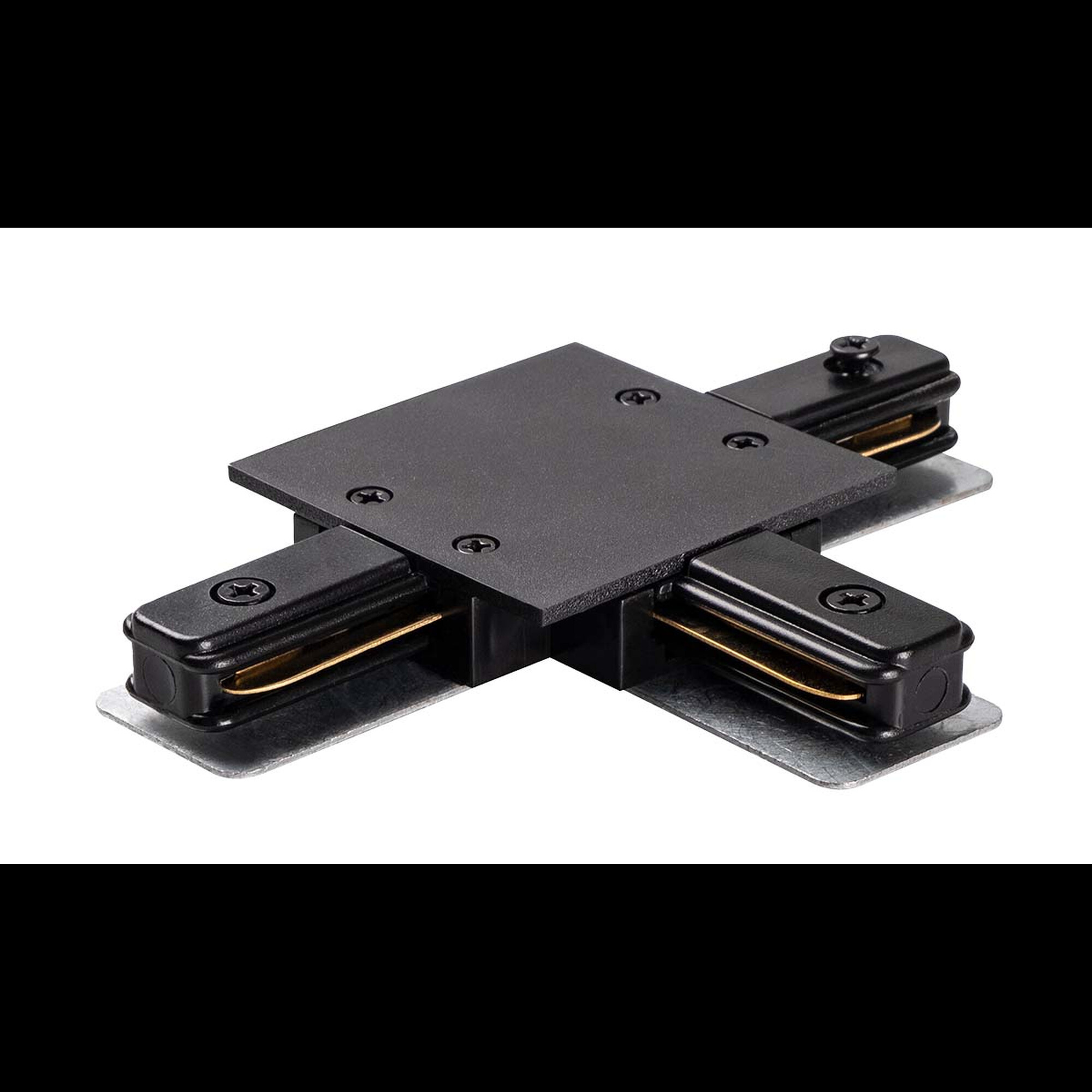 Коннектор черный T-обр. (встраиваемый) PTR/R CT-BL Jazzway