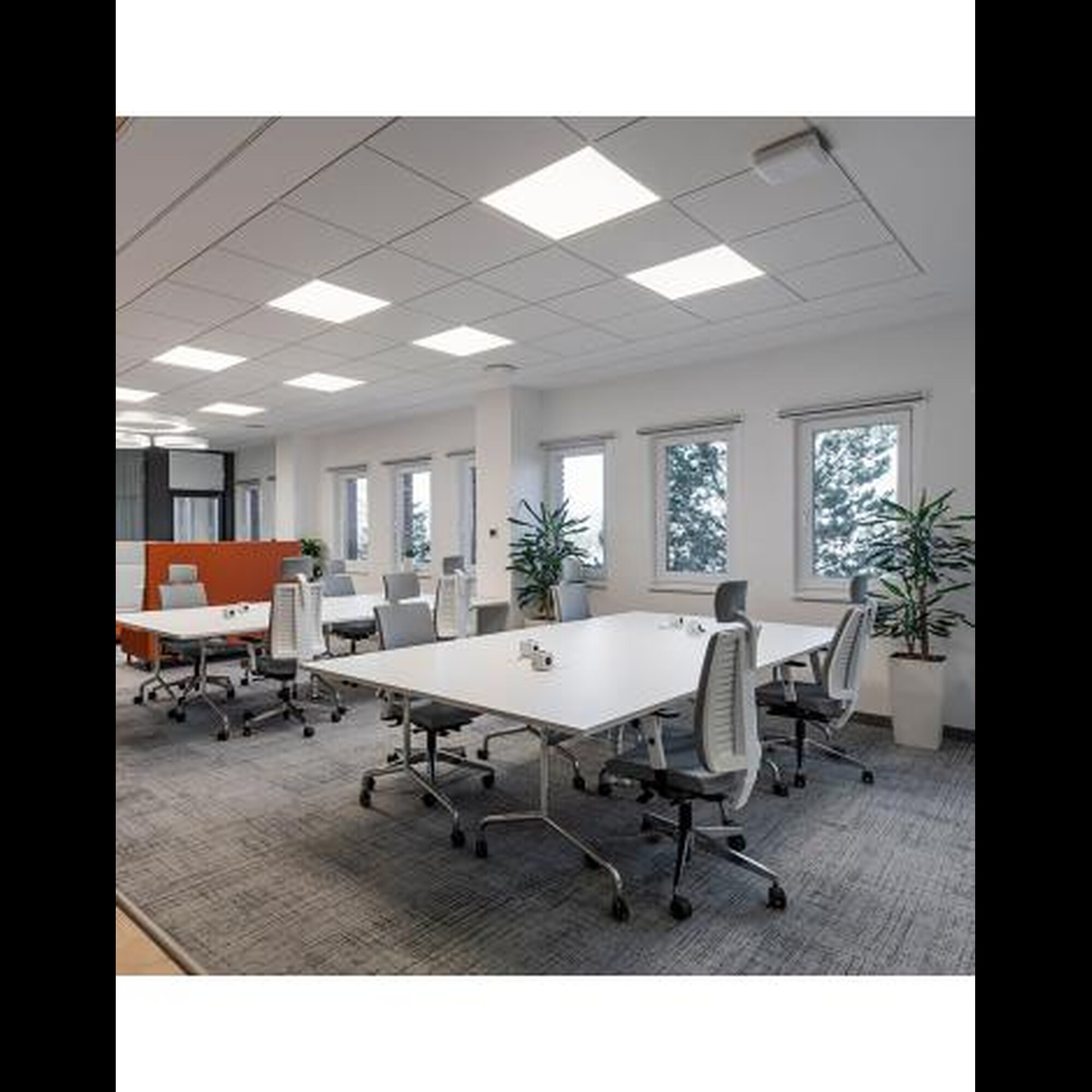 Светодиодный светильник AL2115 встраиваемый 51033 36W 6500K белый со встроенным ЭПРА Feron 