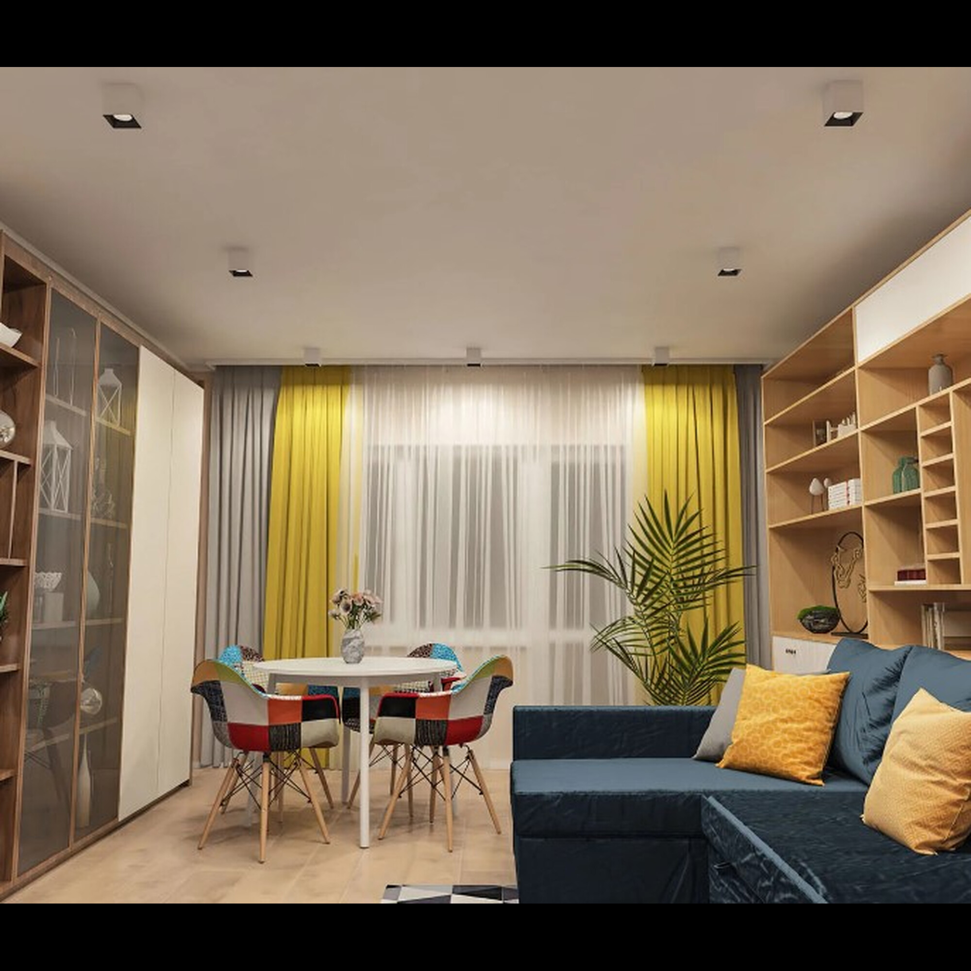 Точечный накладной светильник DK3080-WB+WH Denkirs