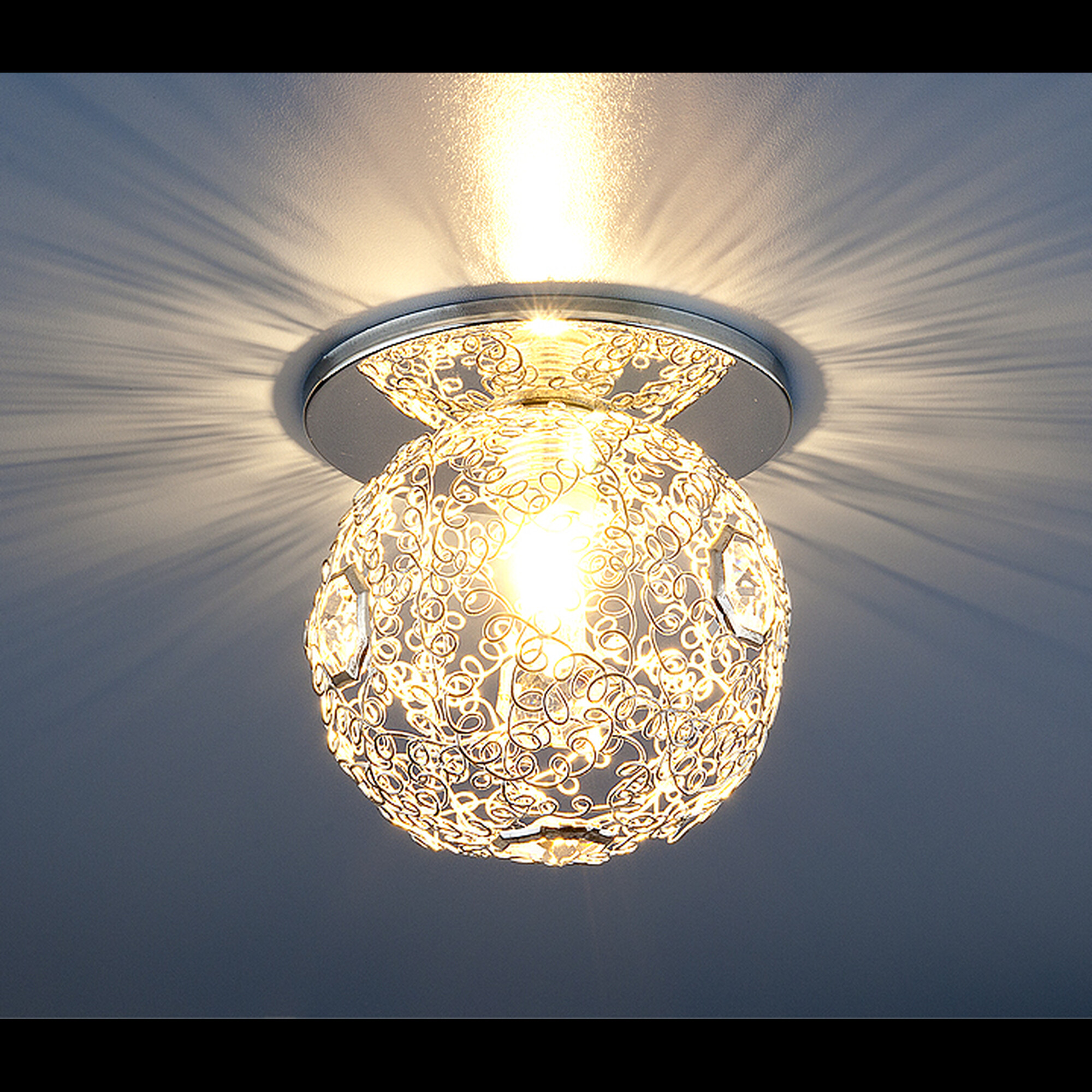 Светильник встраиваемый 1002 G9 хром Elektrostandard (распродажа)