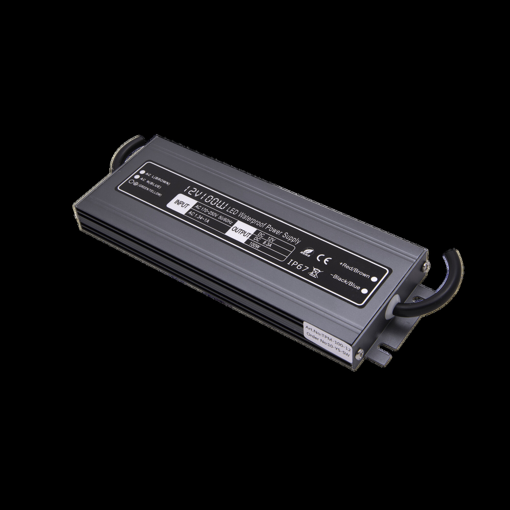 Блок питания MINI Al TPW, 100 W Влагозащитный, 12 V SWG