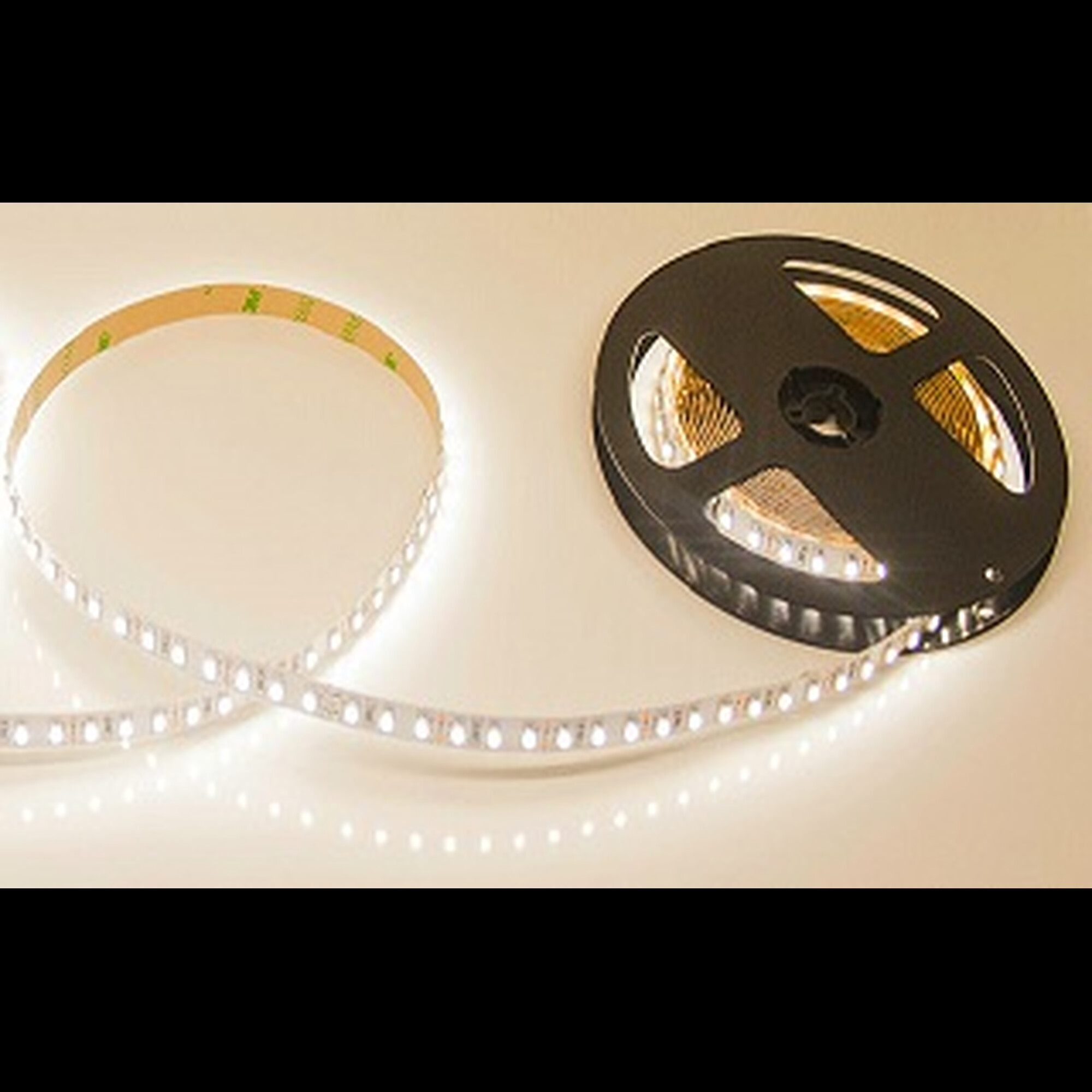 Лента светодиодная стандарт SMD2835 120LED/м 9,6Вт/м 12В IP20 Цвет:Теплый белый (1метр) ЗМ SWG АКЦИЯ