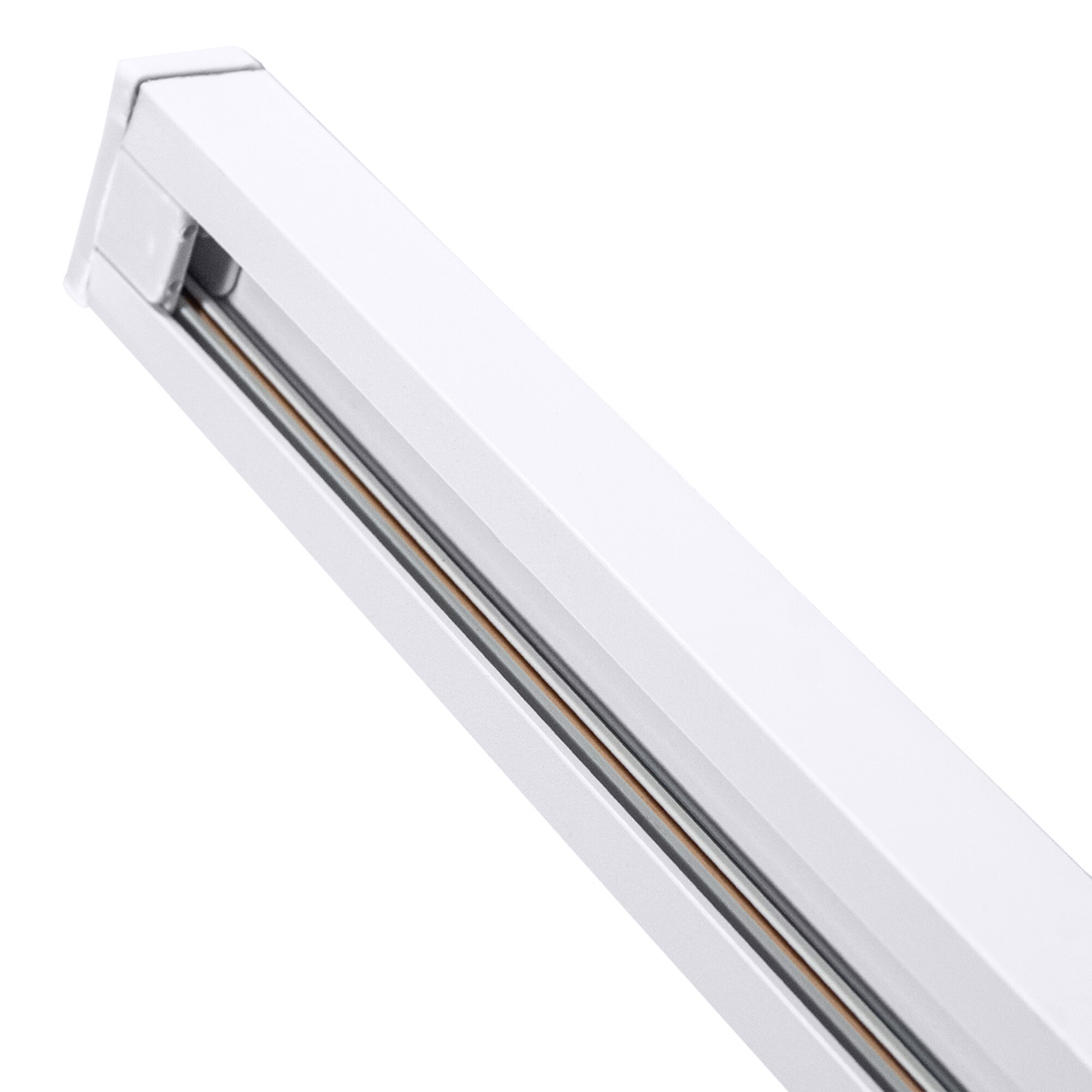 Шинопровод однофазный накладной Standard 220В для трековых светильников Белый 2м SignImpress