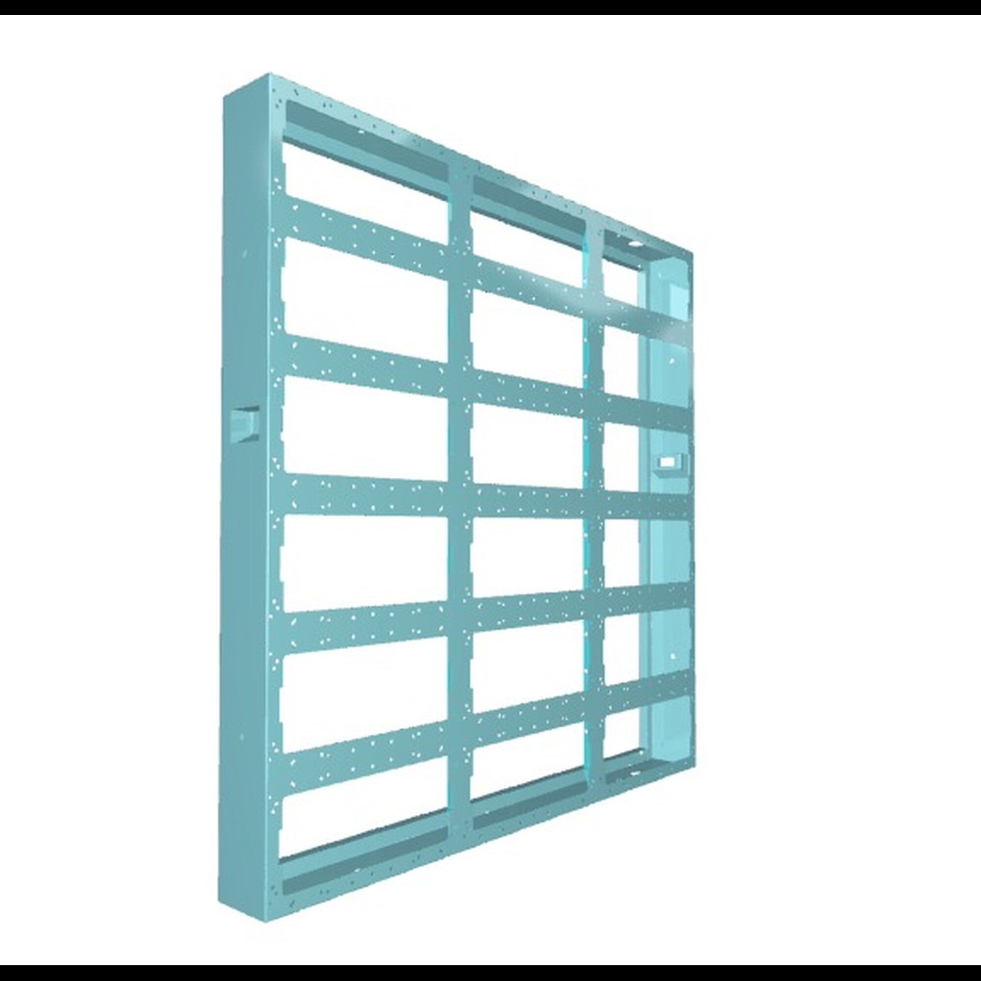 Кабинет металлический интерьерный (без задней крышки) 960*960