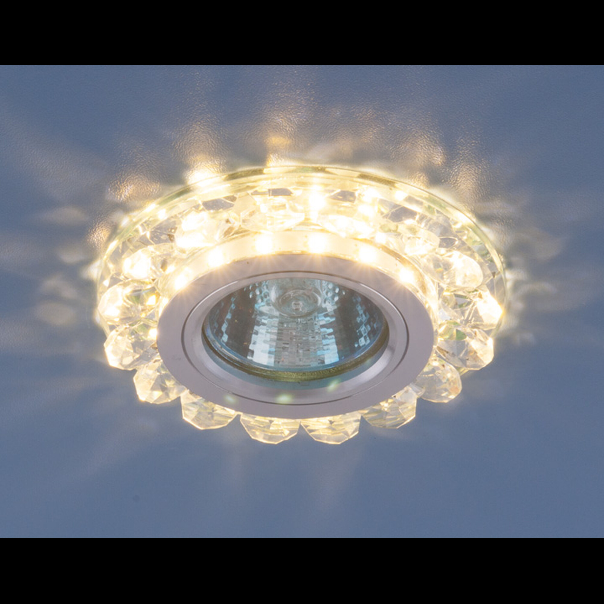 Светильник встраиваемый с подсветкой 6036 MR16 прозрачный Elektrostandard (распродажа)