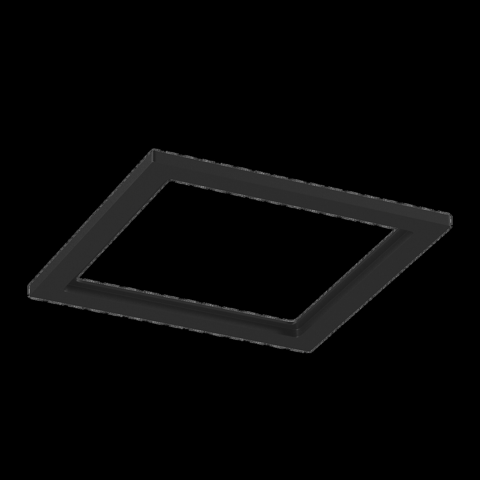 Рамка квадрат для COMBO 3, черная SWG