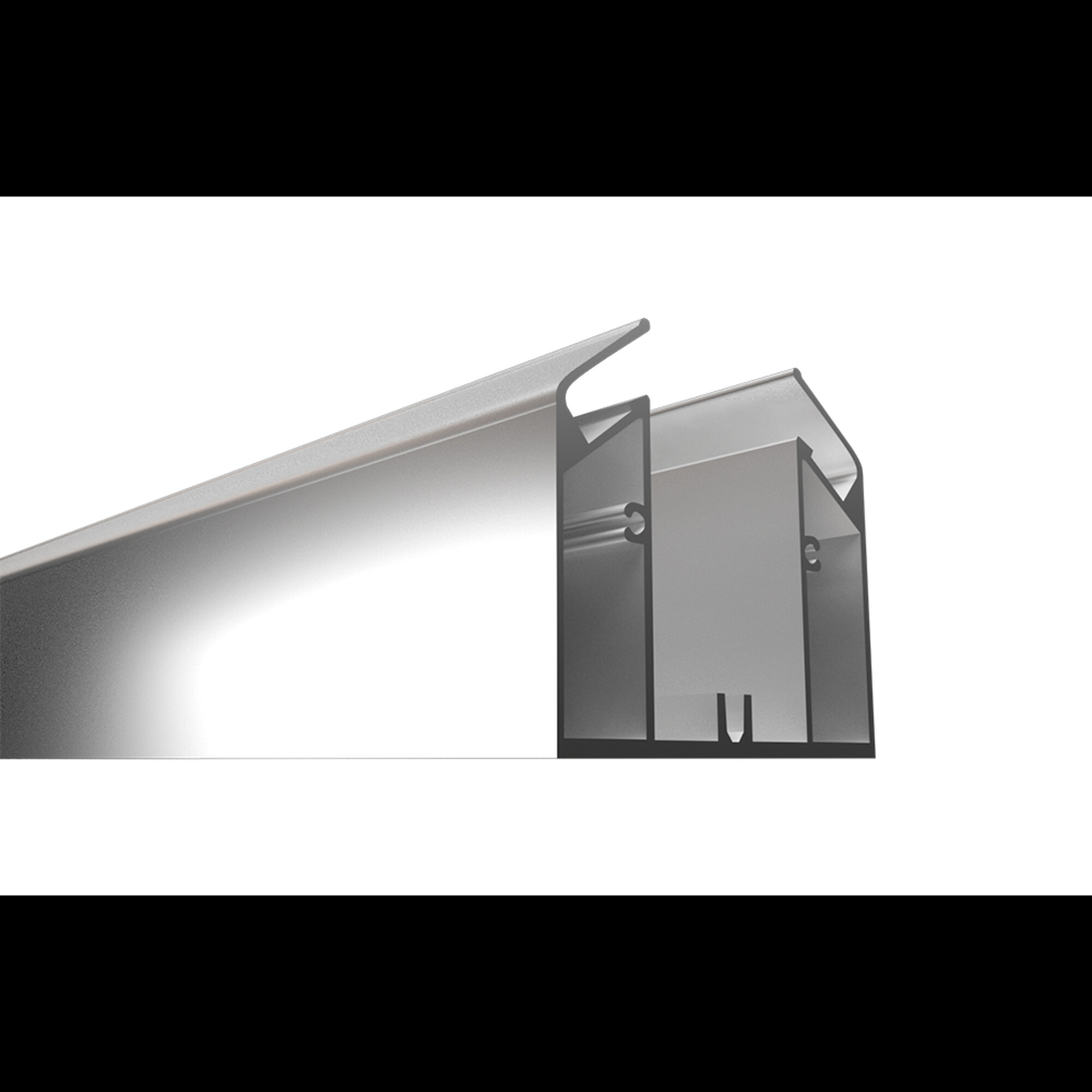 Профиль-адаптер для монтажа в натяжной потолок для магнитного шинопровода CLT 0.223 05 3 Crystal Lux