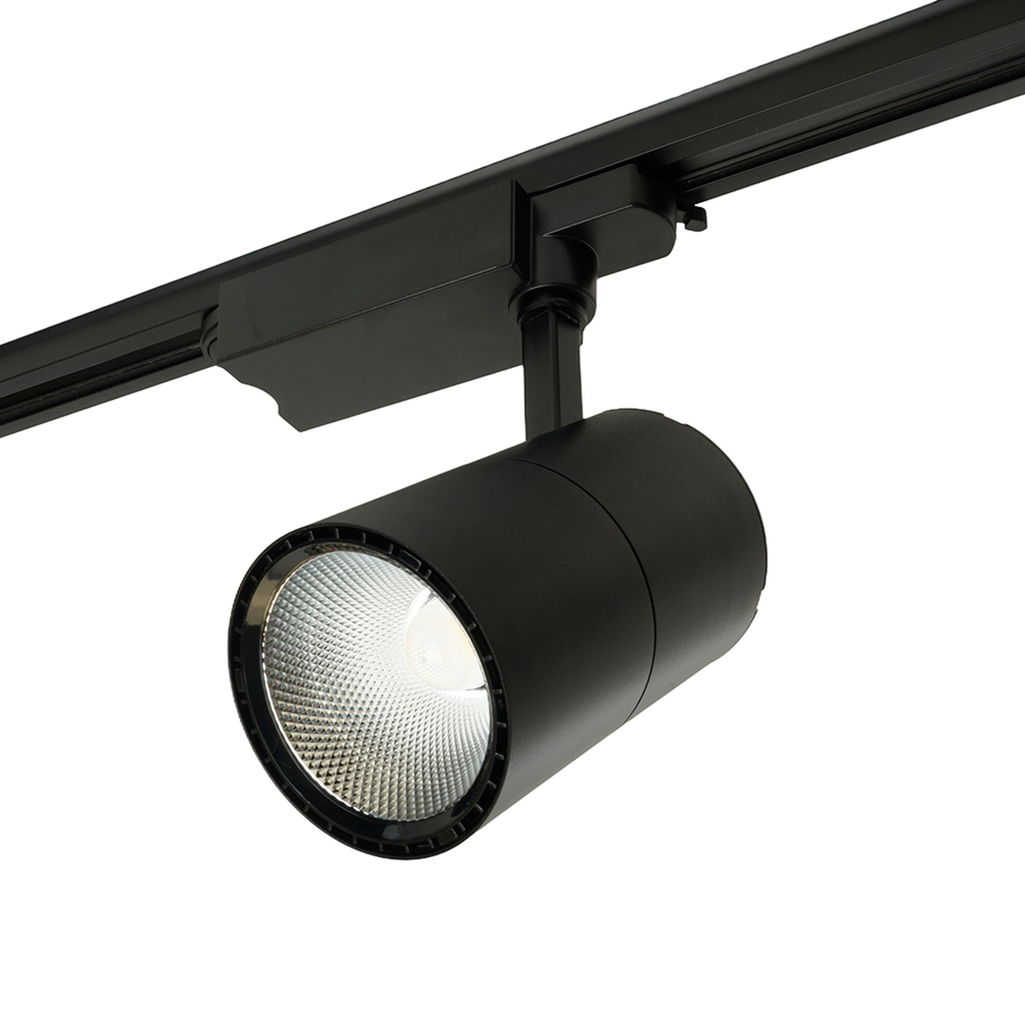 Светодиодный светильник AL103 трековый однофазный на шинопровод 40W 4000K, 35 градусов, черный Feron