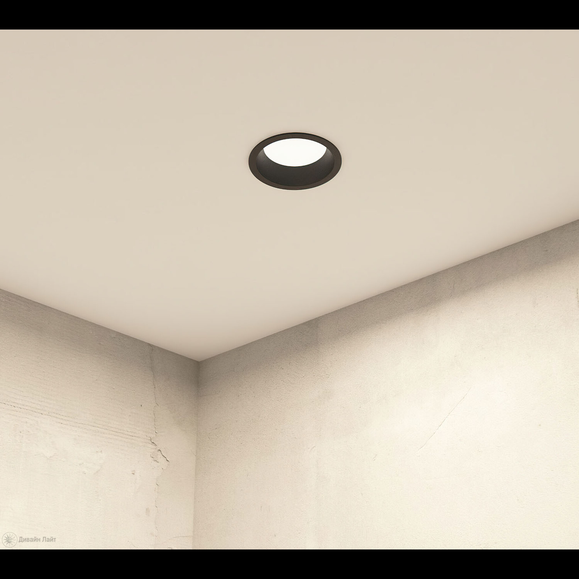 Встраиваемый светильник Deep DK3103-BK Denkirs