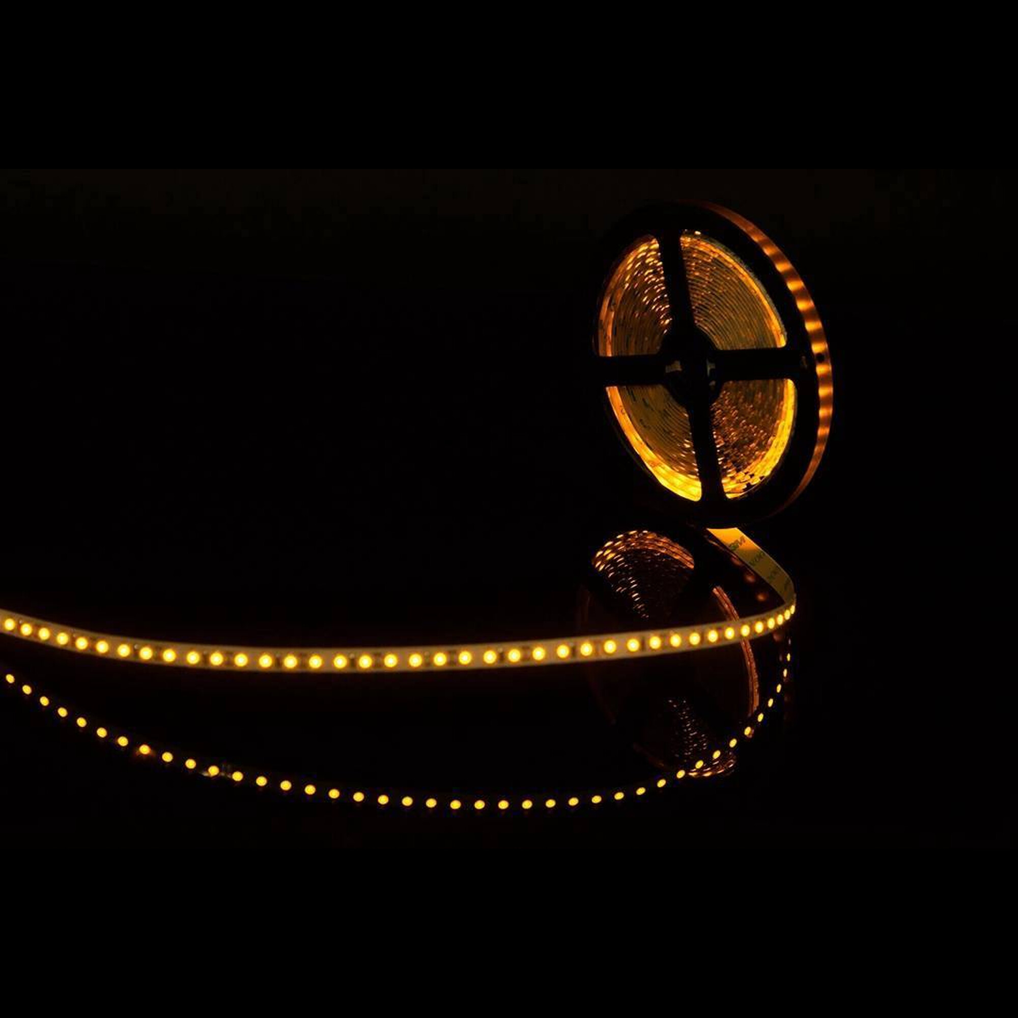 Лента светодиодная стандарт SMD3528 120LED/м 9,6Вт/м 12В IP20 Цвет:Желтый (1метр) ЗМ SWG