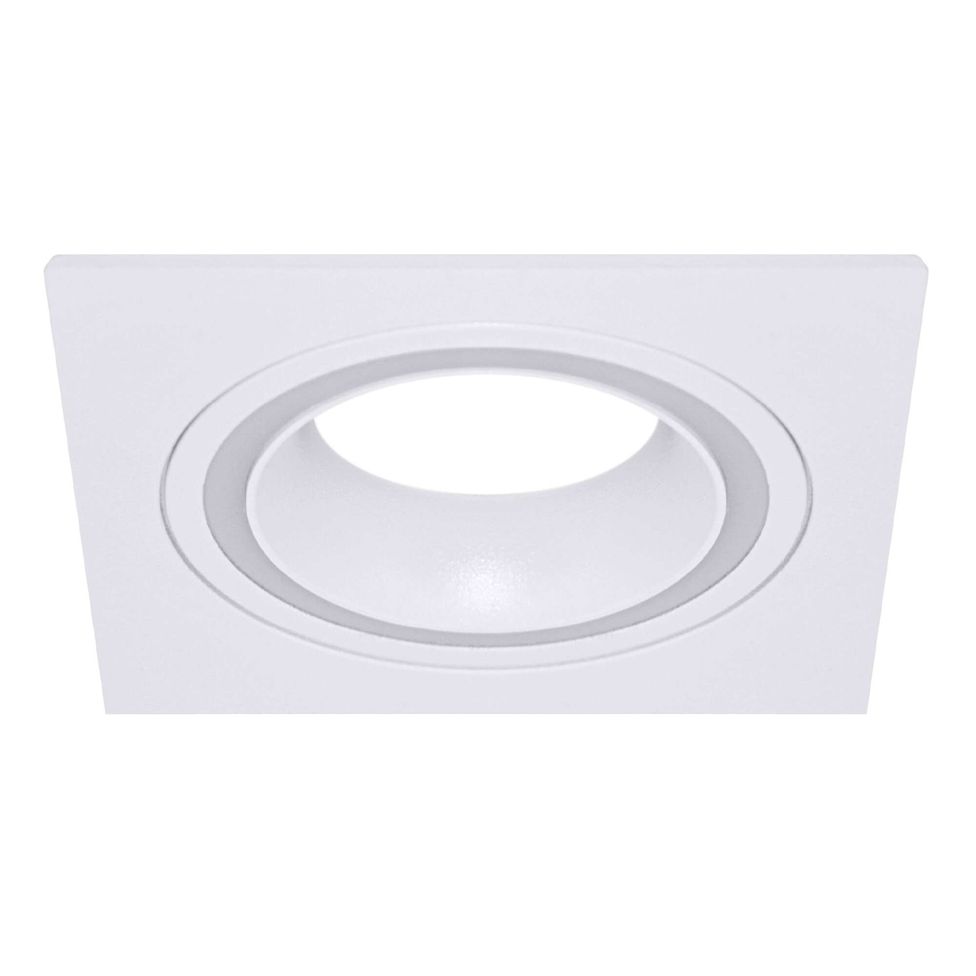 Светильник встраиваемый GU5.3 (MR16) с акрилом квадрат 010404 Белый SignImpress