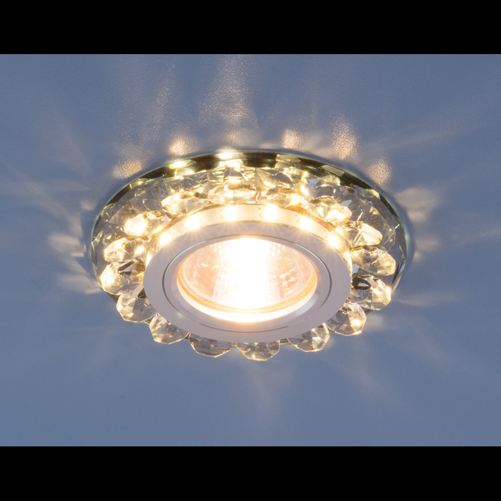 Светильник встраиваемый с подсветкой 6036 MR16 дымчатый Elektrostandard (распродажа)