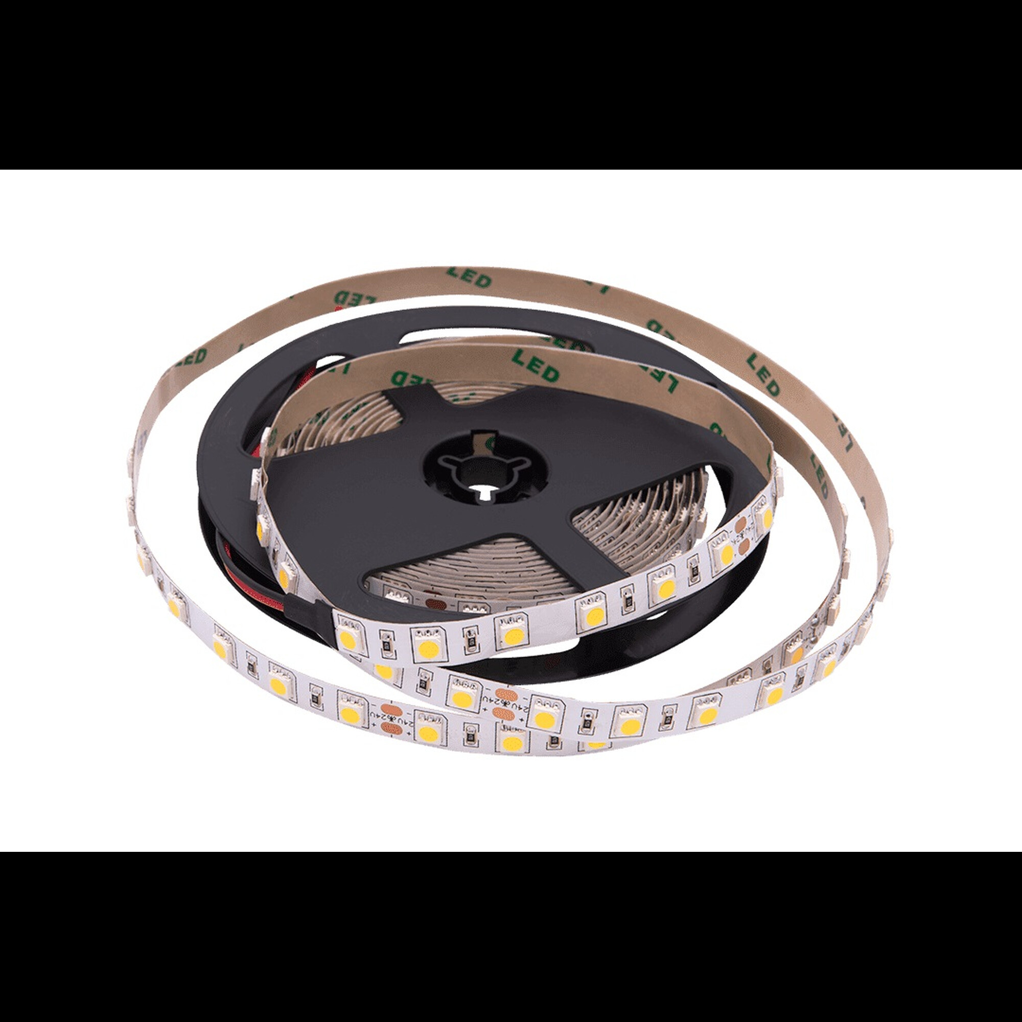 Лента светодиодная стандарт SMD5050 60LED/м 14,4Вт/м 24В IP20 Цвет:Нейтральный (1метр) 3М SWG 