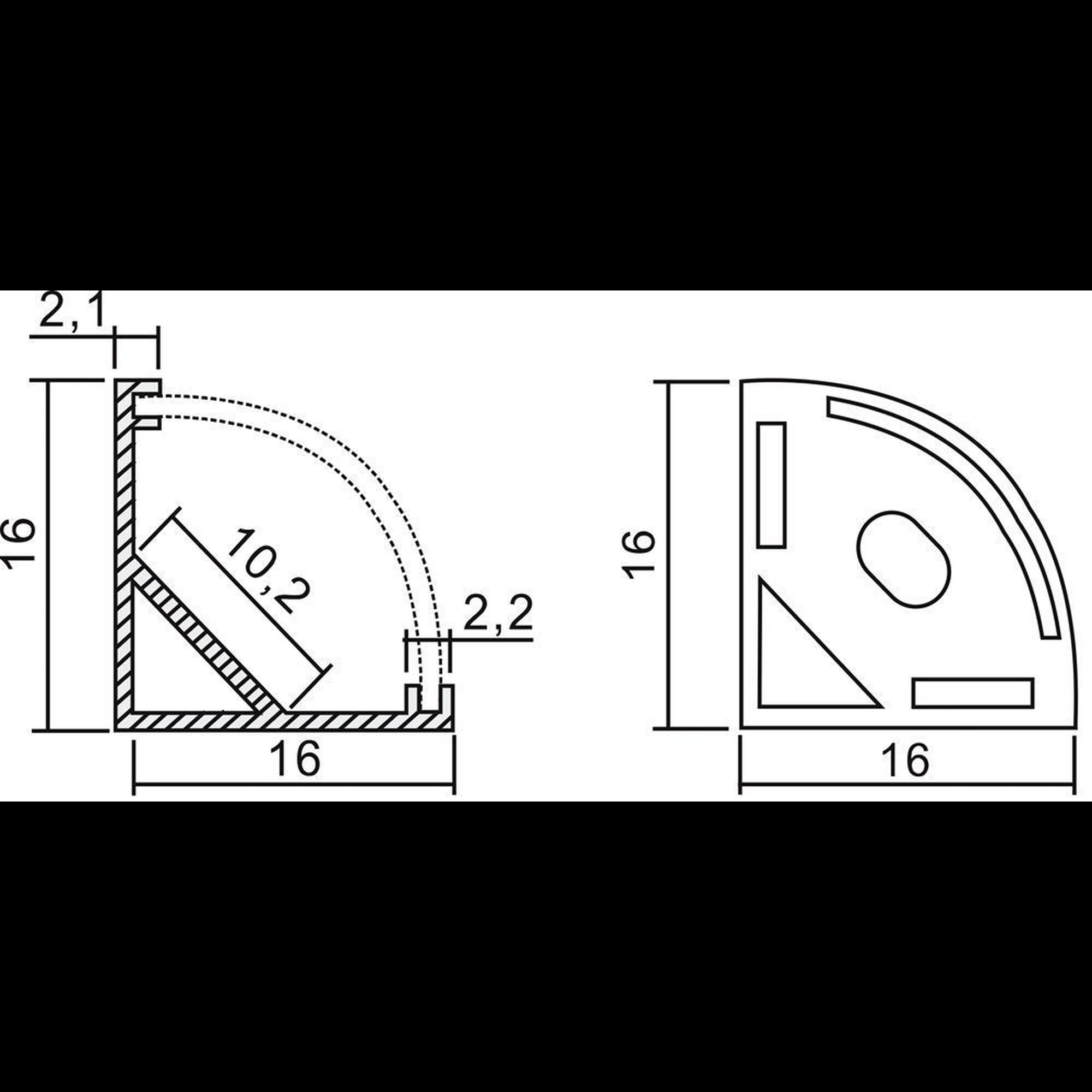 Профиль алюминиевый 