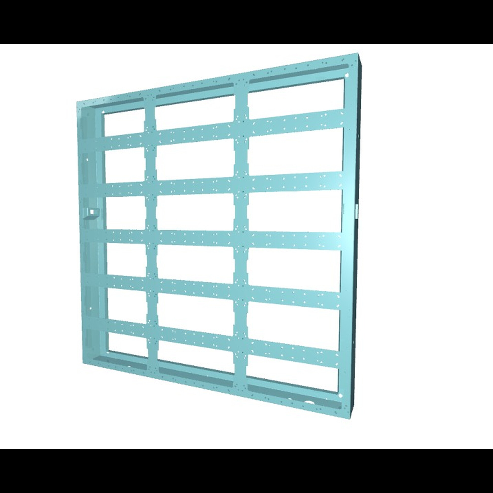 Кабинет металлический интерьерный (без задней крышки) 960*960