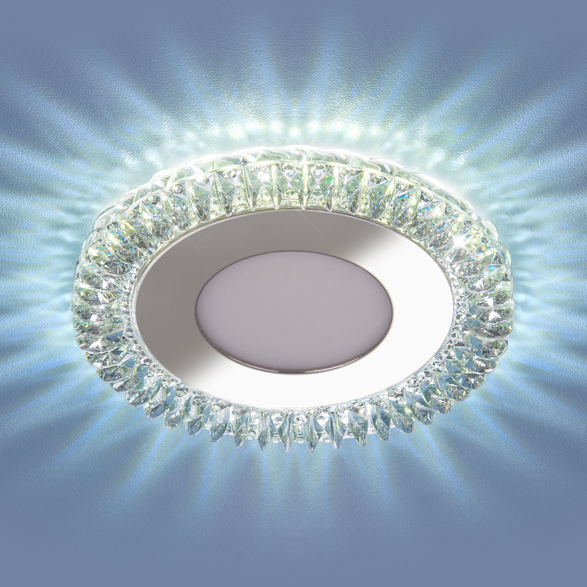 Светильник встраиваемый 9908 3 режима LED 8W прозрачный Elektrostandard (распродажа)