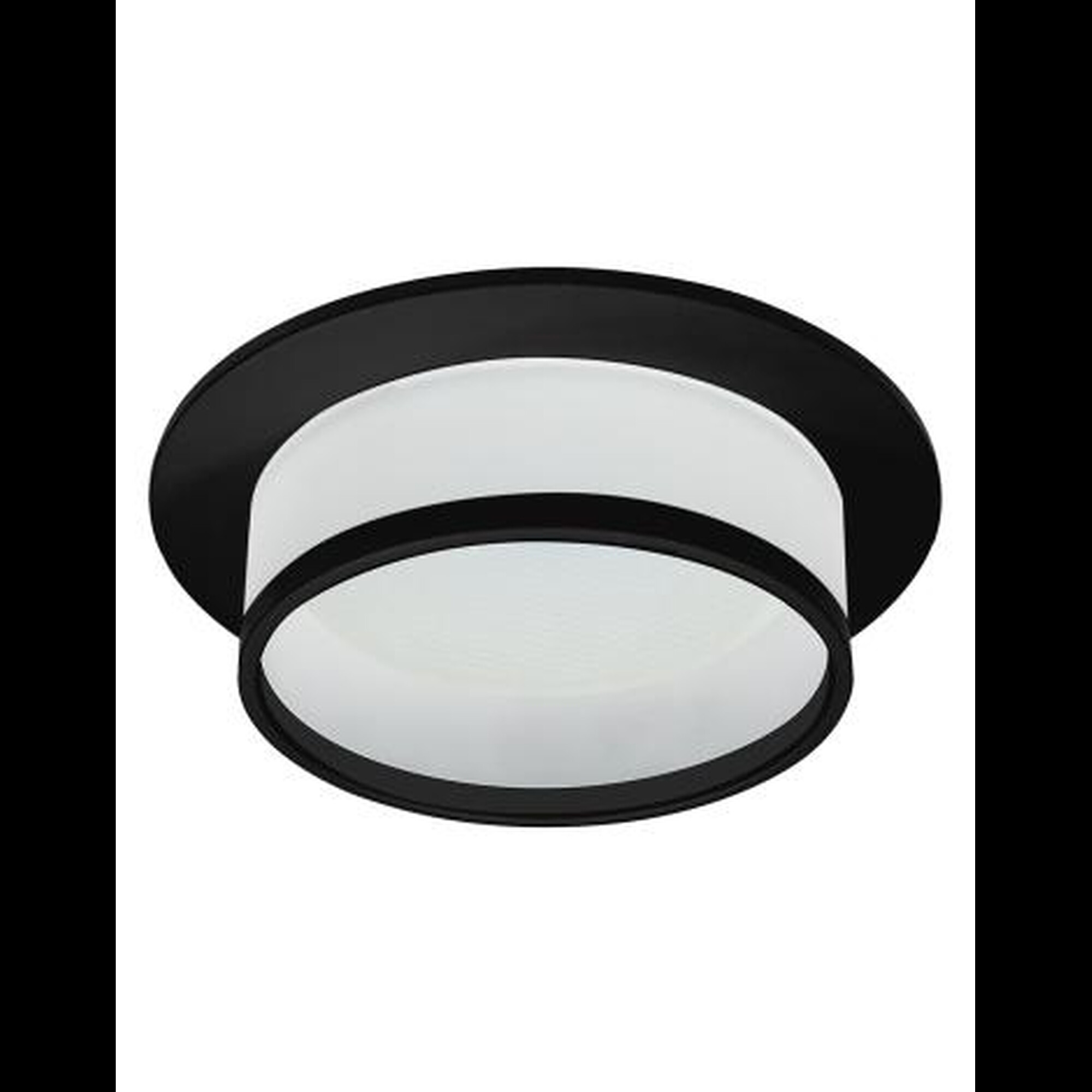 Светильник встраиваемый DL500 потолочный GX53 черный круг Feron