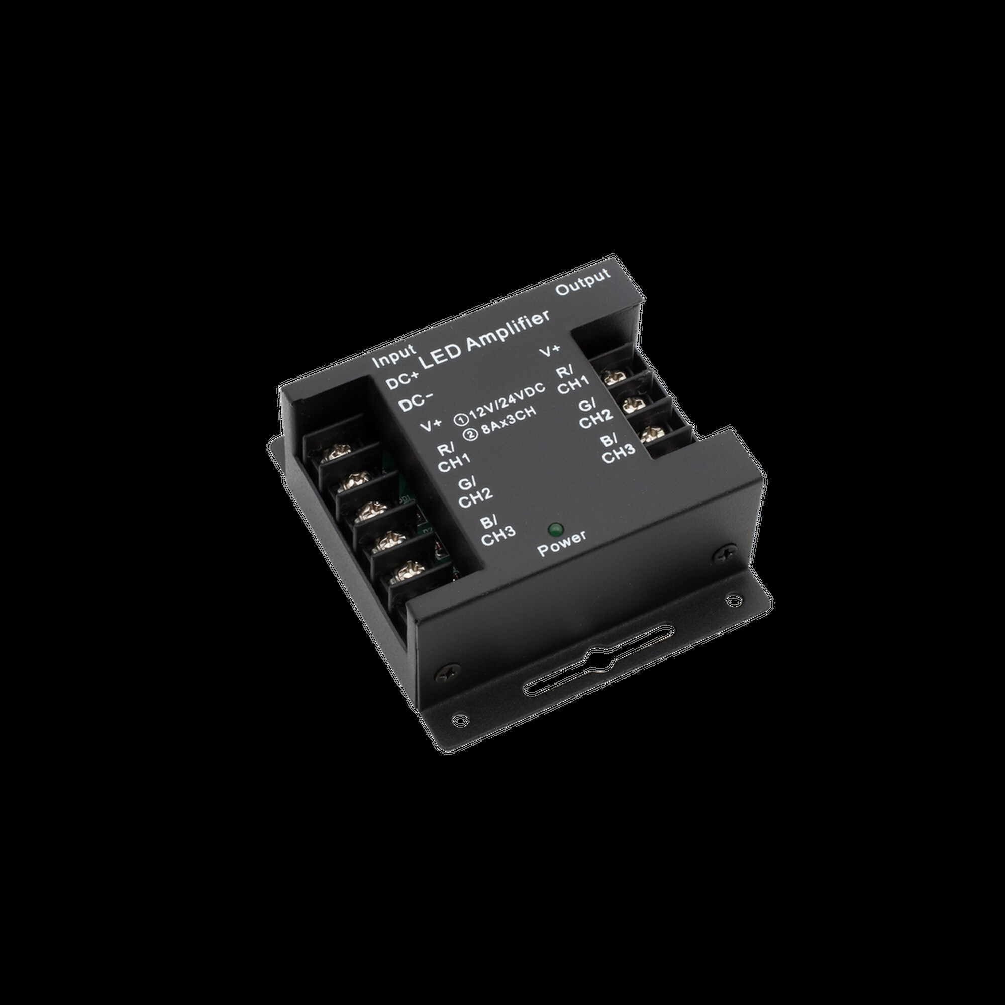Усилитель RGB,24А,Черный SWG