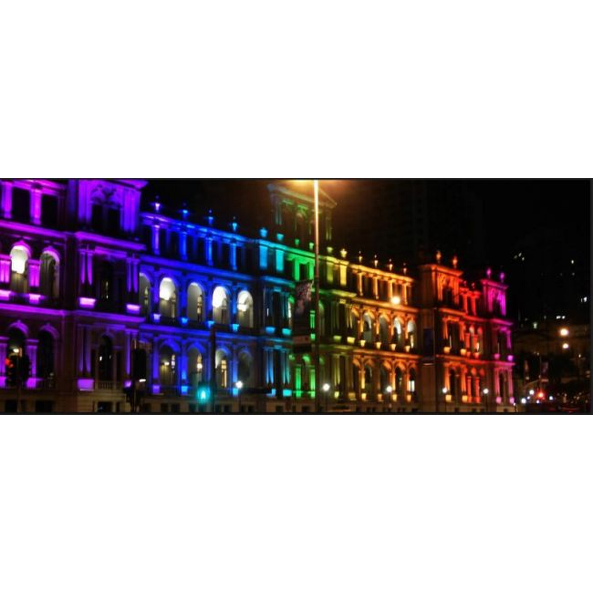 Прожектор светодиодный заливного света FF 220В 100Вт RGB DMX 120° кабель 0,5м SignImpress