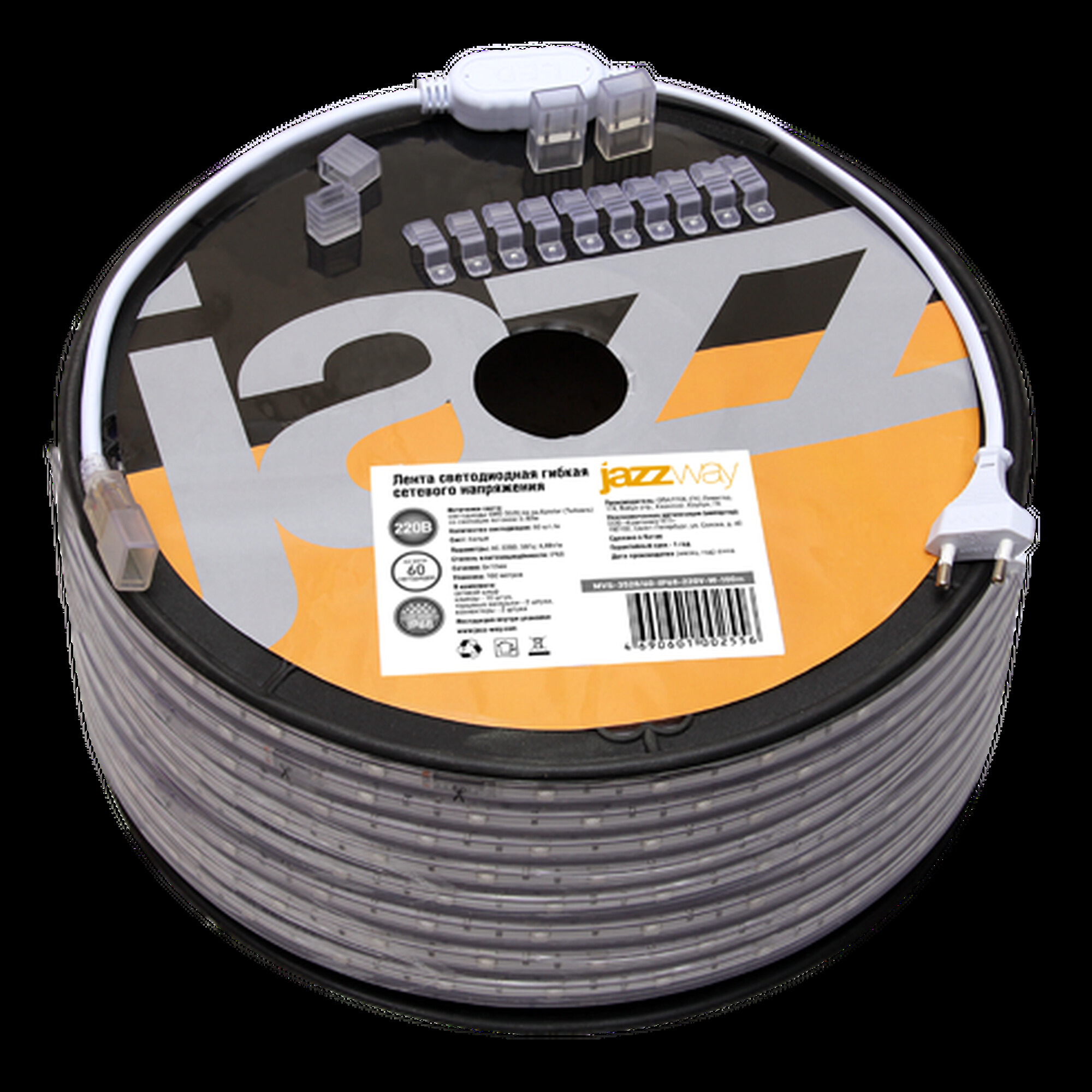 Лента светодиодная MVS-2835/60-IP68-220V- B -1m (красный свет) (1 метр) Jazzway