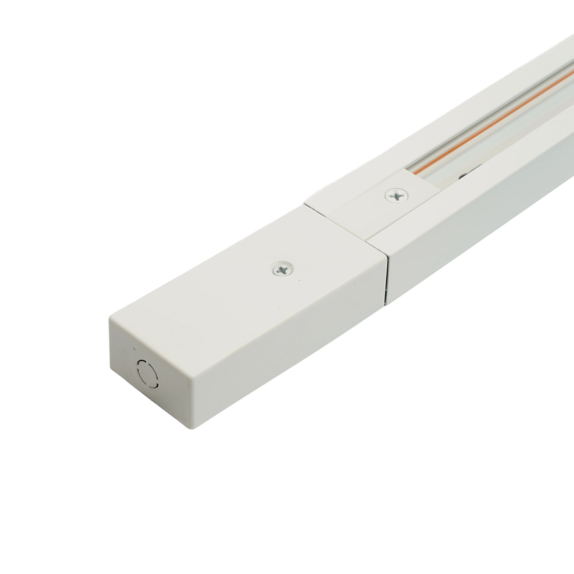 Шинопровод для трековых светильников, белый, 2м, в наборе токоввод, заглушка CAB1007 Feron