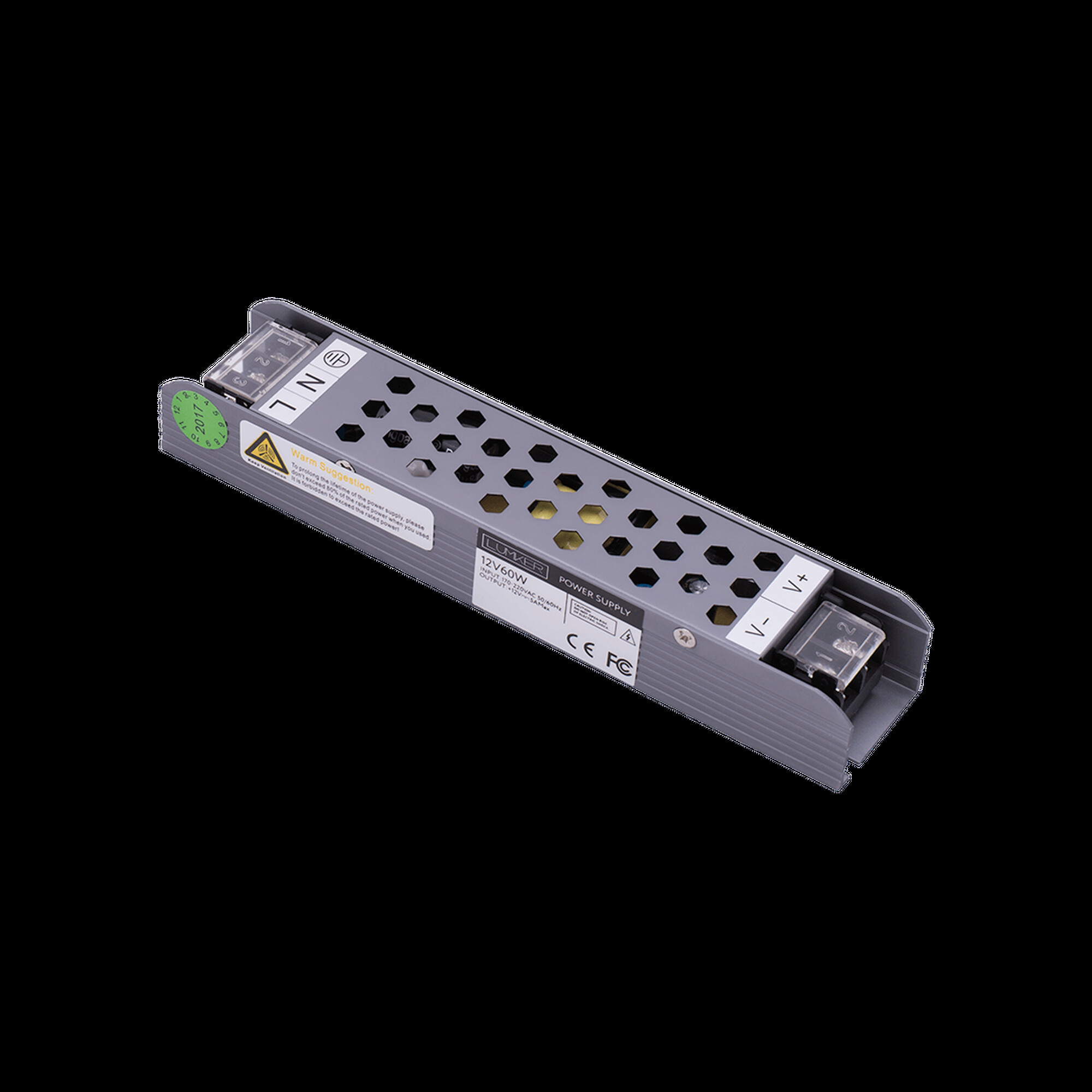 Блок питания LUX компактный, 12В, 60Вт, IP20 SWG