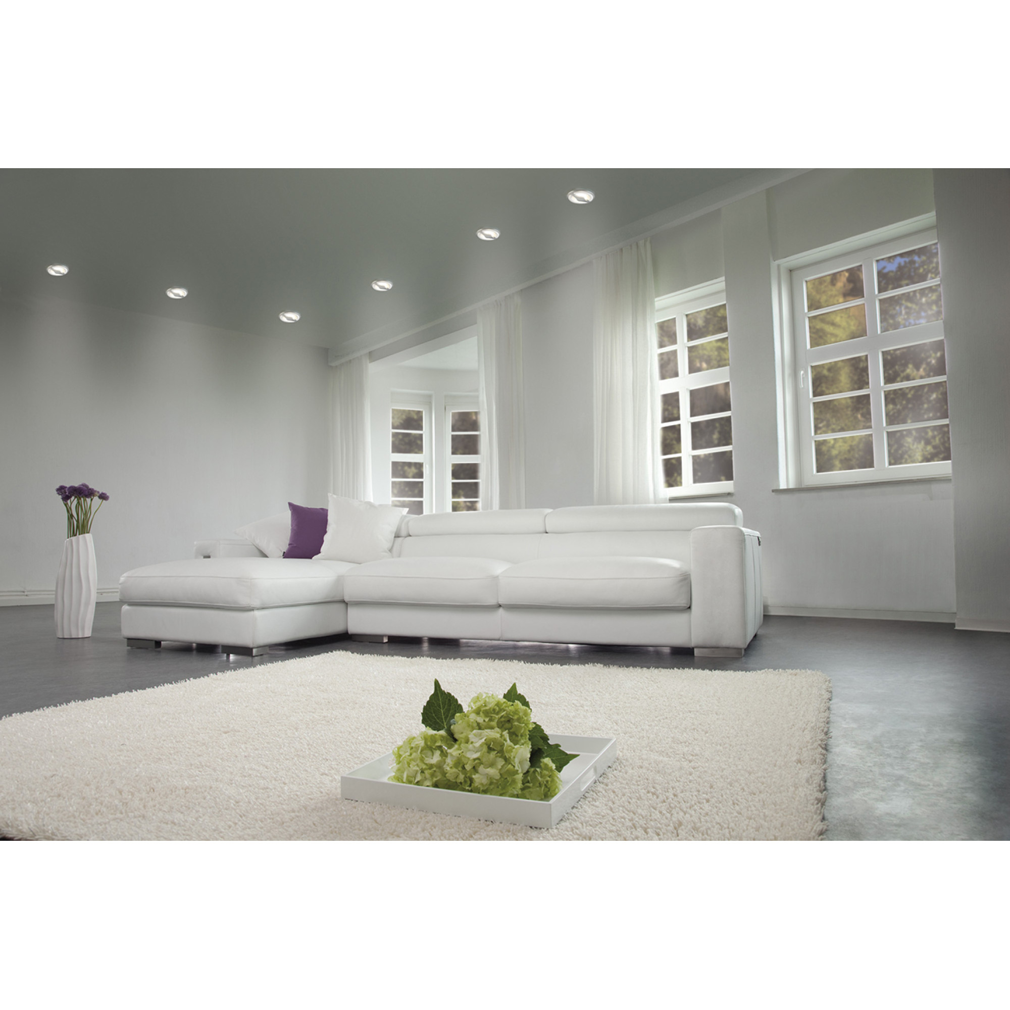 Светильник встраиваемый GX53 U белый (85шт в коробке) - 1 штука