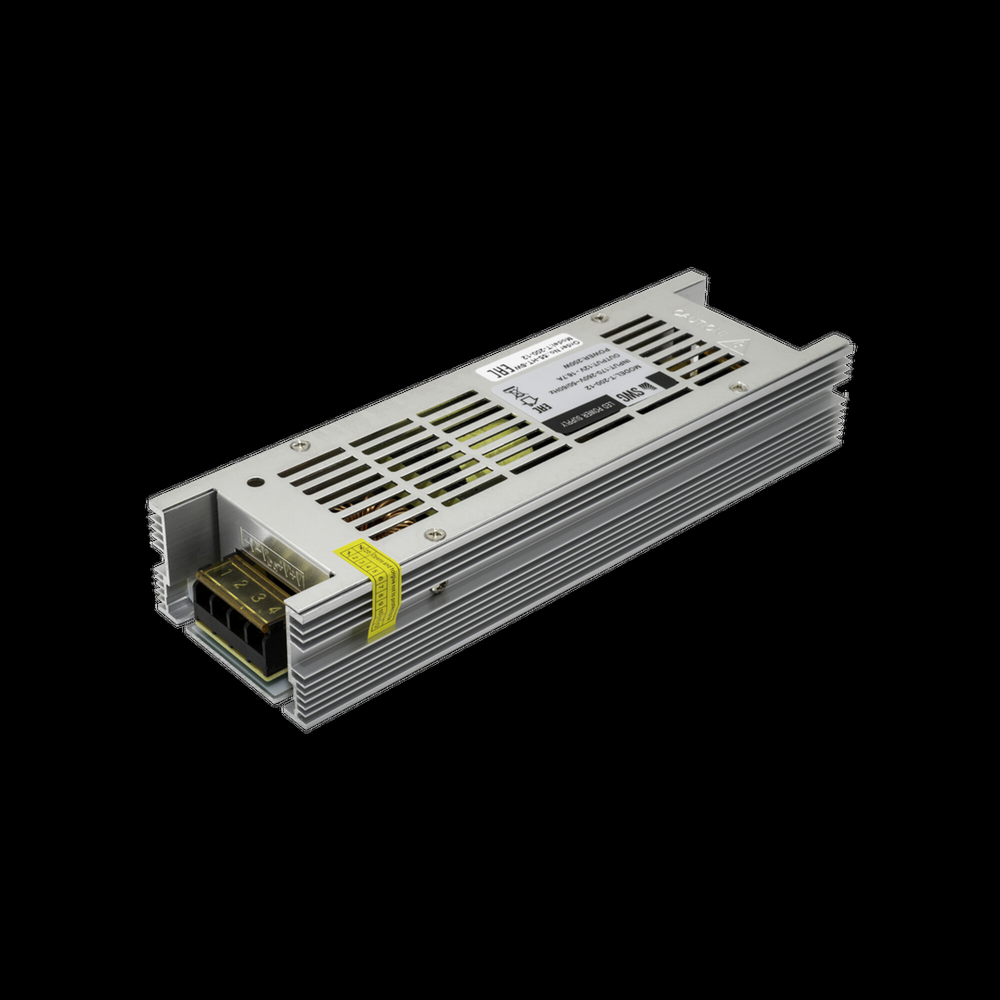 Блок питания компактный (узкий), 200 W, 12V SWG