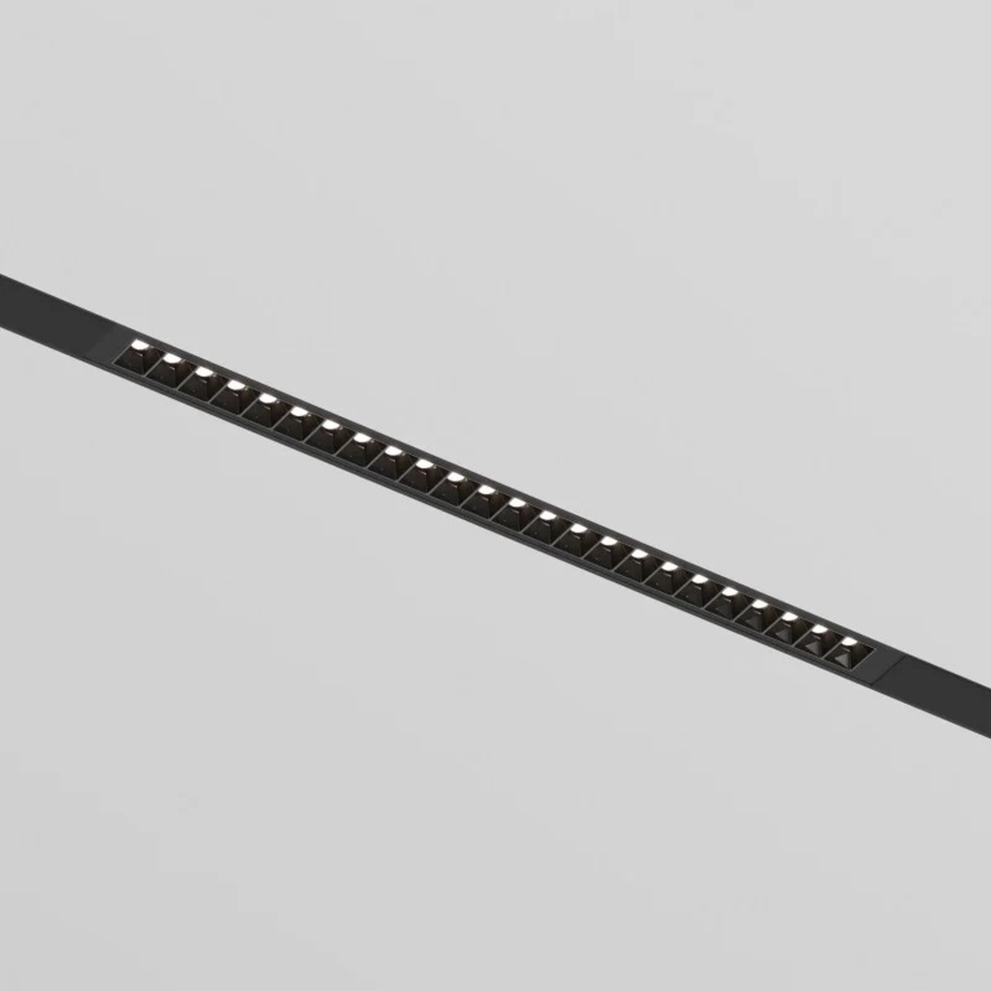 Трековый линейный светильник SIMPLE GRILL DK8202-BK Denkirs