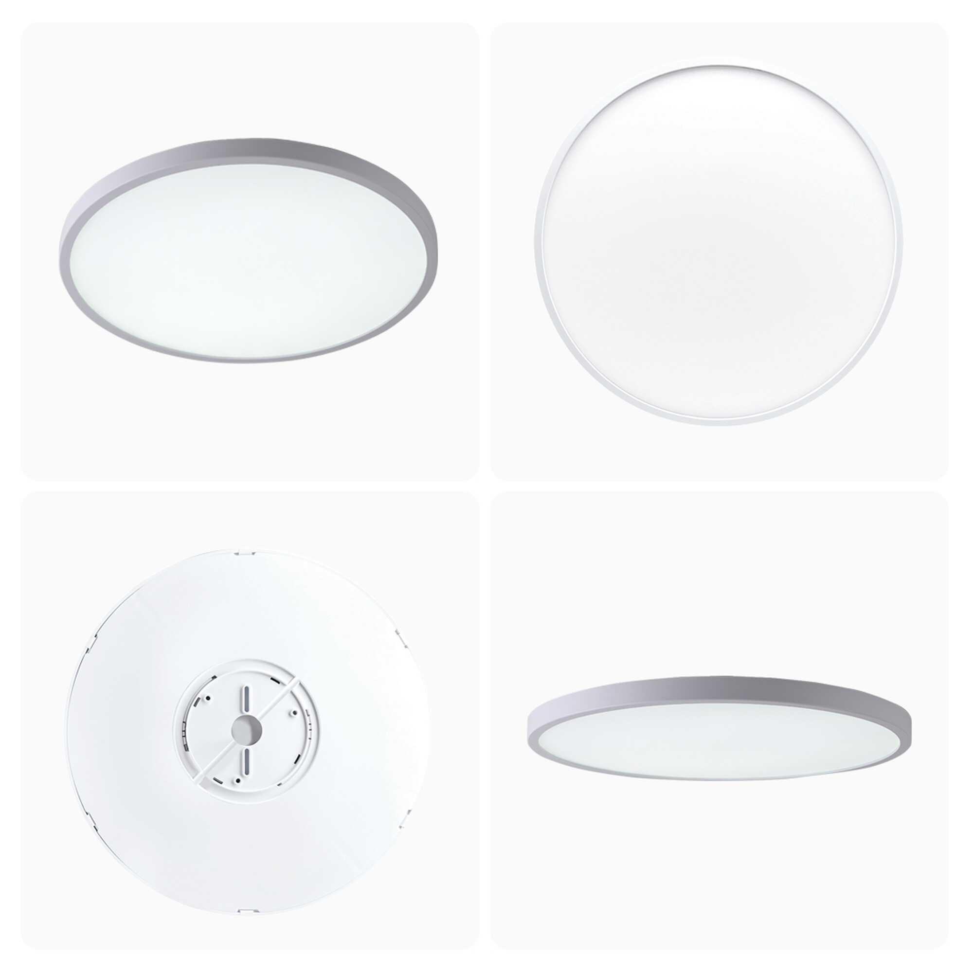 Светильник светодиодный накладной, SPIN, 38Вт, 230В/50Гц, 3800лм, 4000К, ø400х25, круг,белый Apeyron