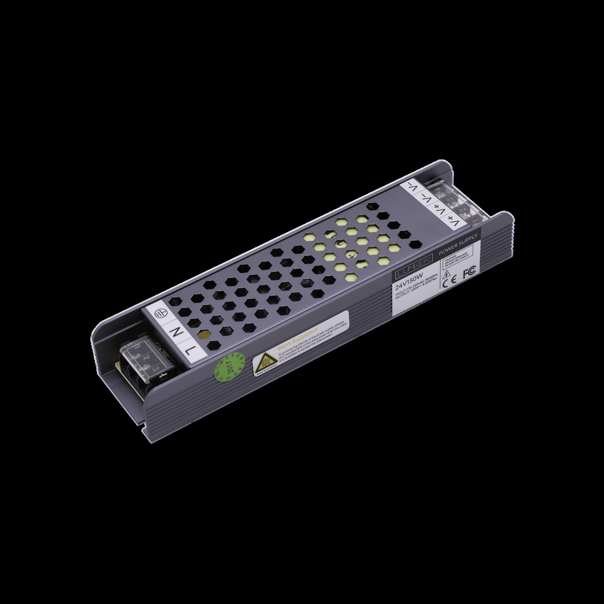 Блок питания LUX компактный, 24В, 150Вт, IP20 SWG