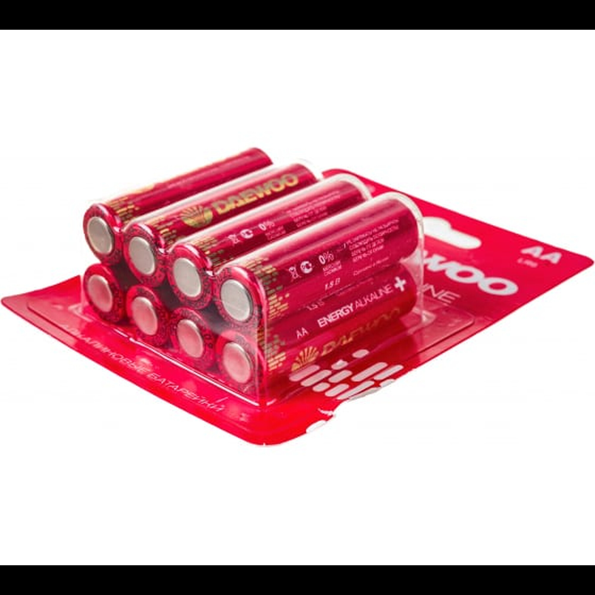 Щелочные батарейки LR 6 DAEWOO Energy Alkaline BL-8