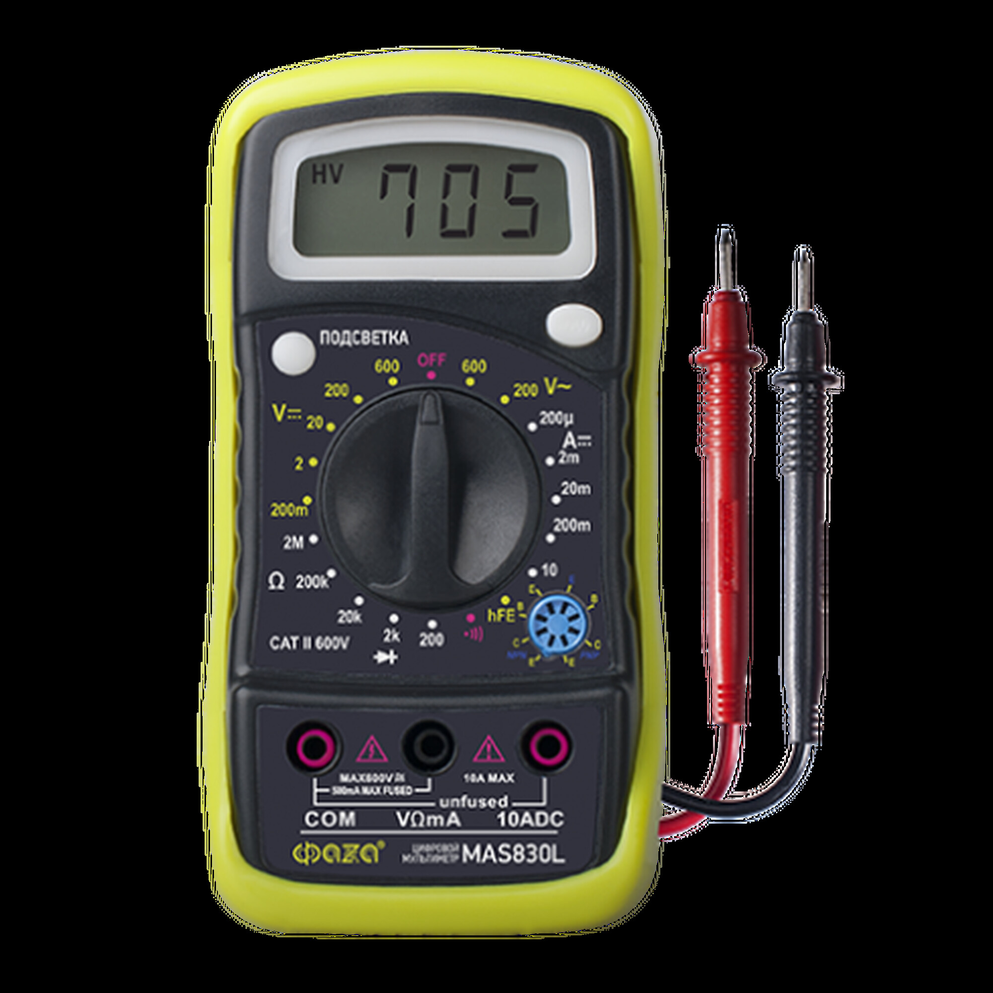Мультиметр ФАZА цифровой MAS830L