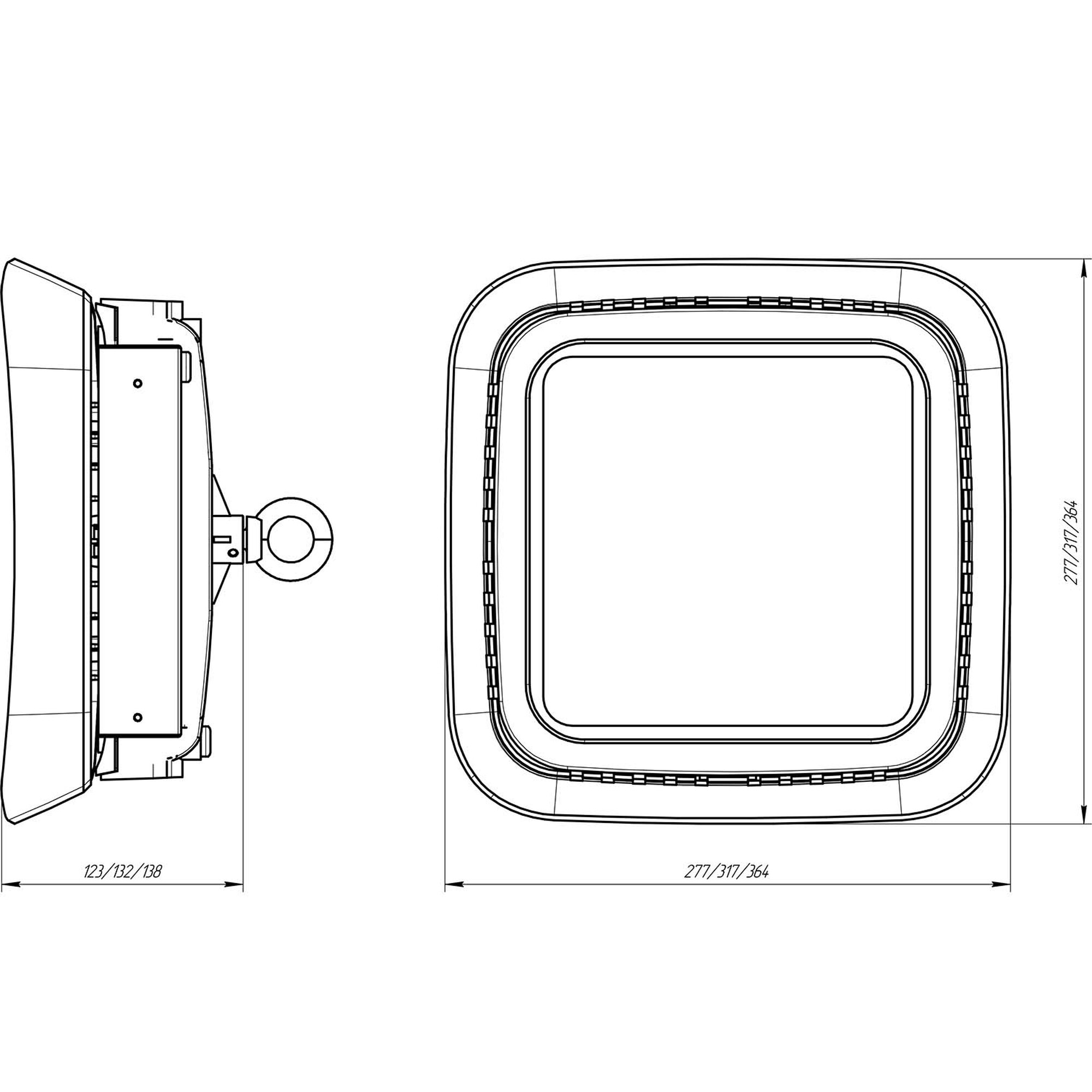 Светильник светодиодный FD 112 200W 5000K IP65 Faros