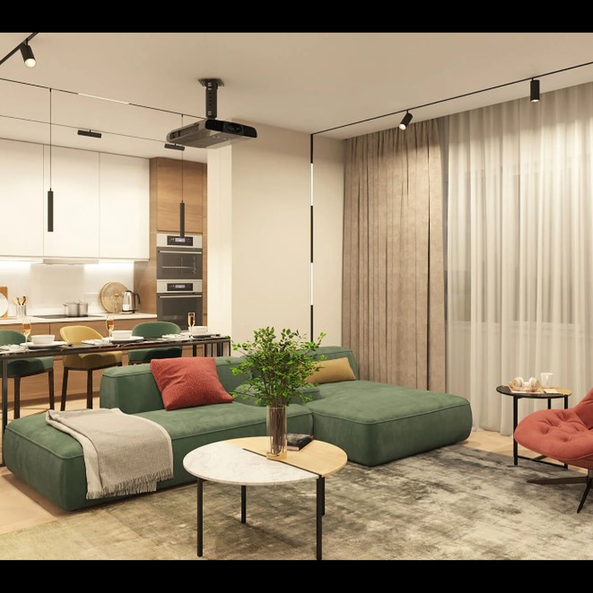 Трековый светильник DK8008-BK Denkirs